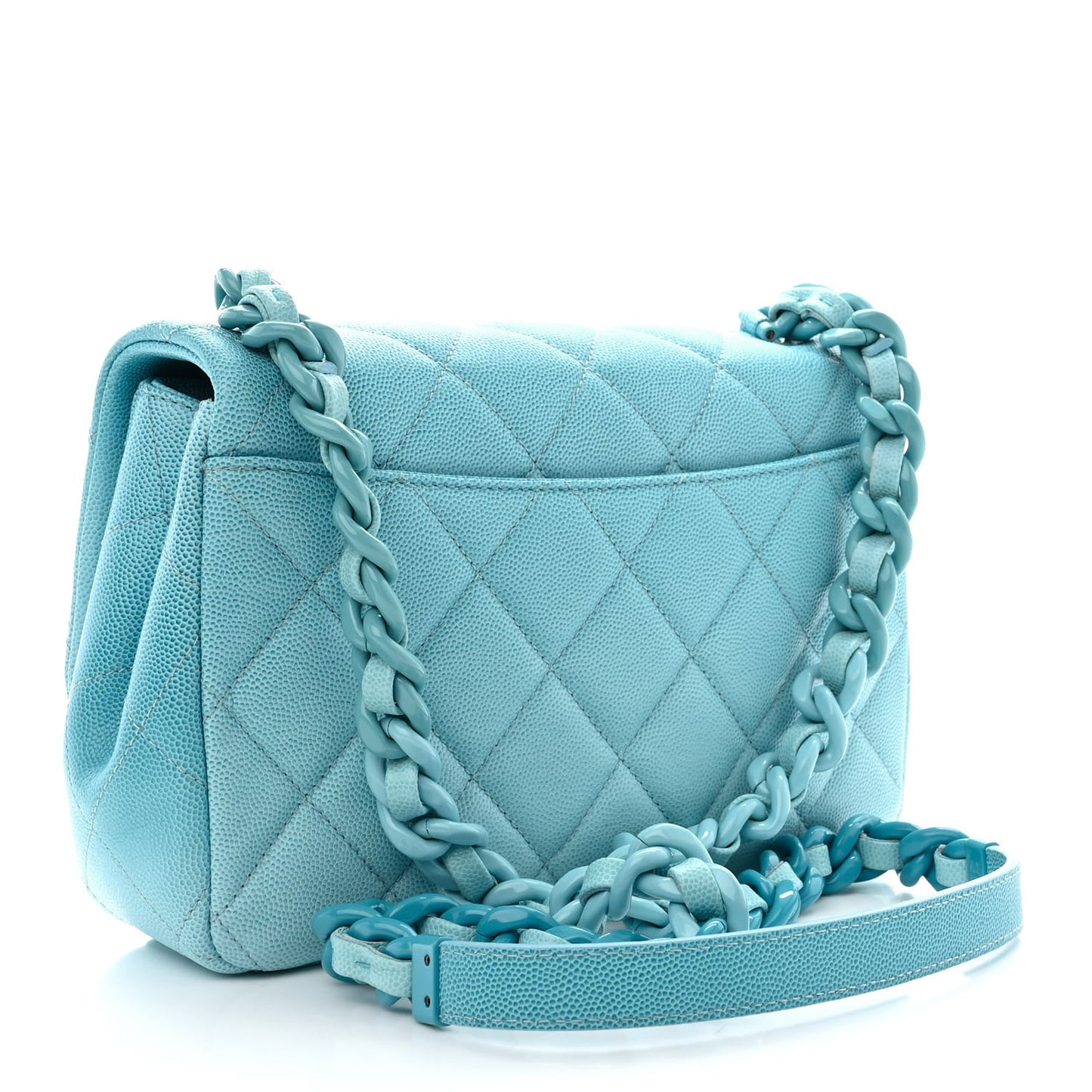 Caviar Quilted My Everything Flap Blue