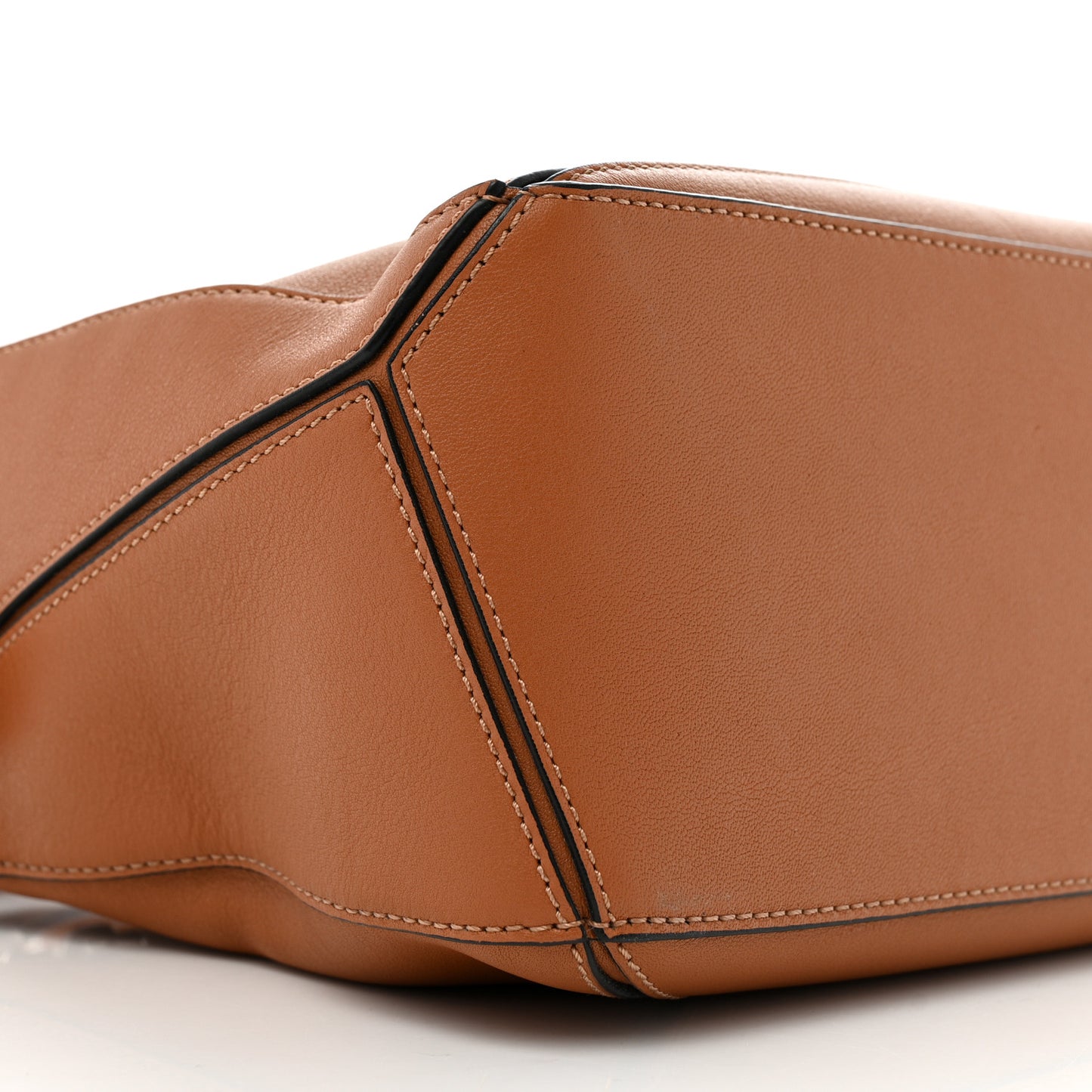 Calfskin Small Puzzle Bag Tan