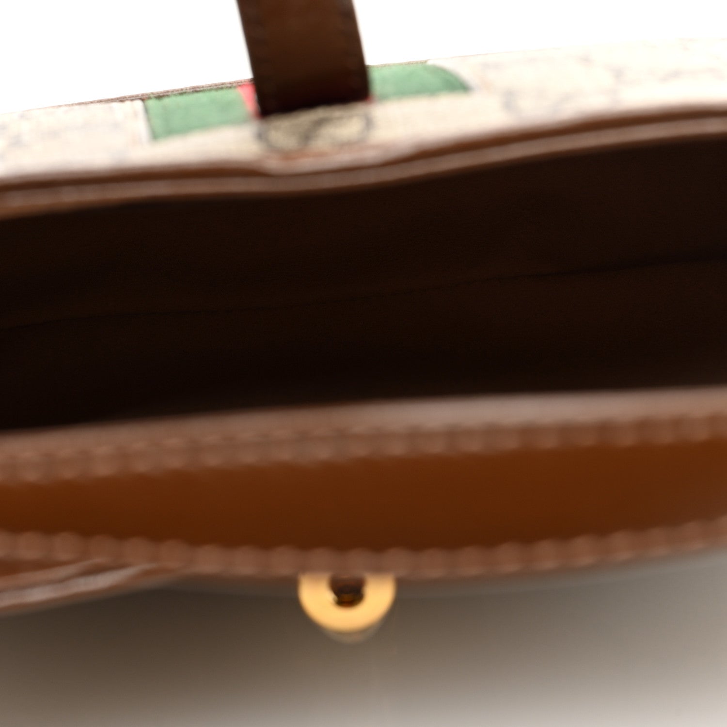Gucci GG Supreme Monogram Azalea Calfskin Web Mini Jackie 1961 Hobo Beige Ebony Brown Sugar 5 of 10