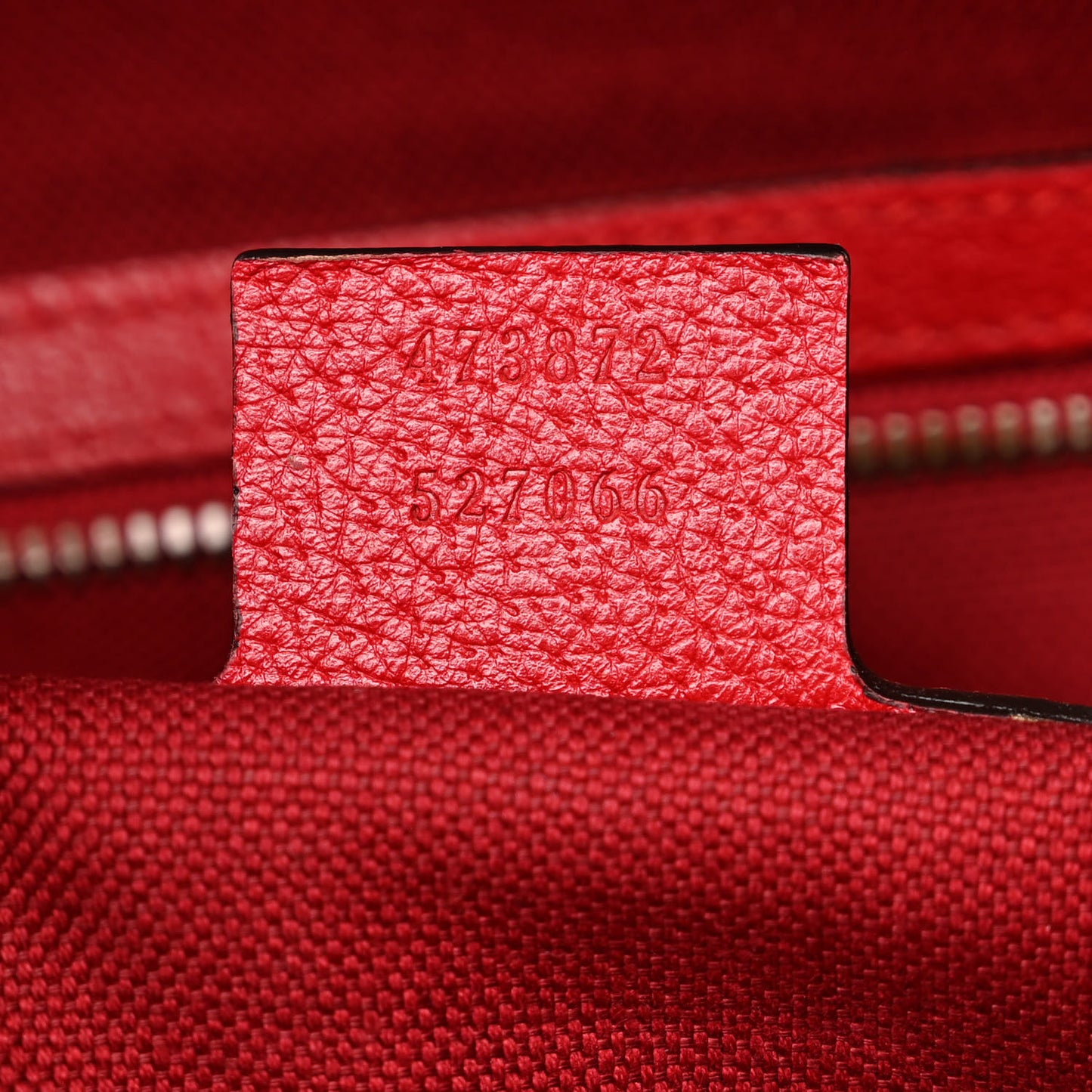 Canvas Logo Sylvie Stripe Drawstring Backpack Red