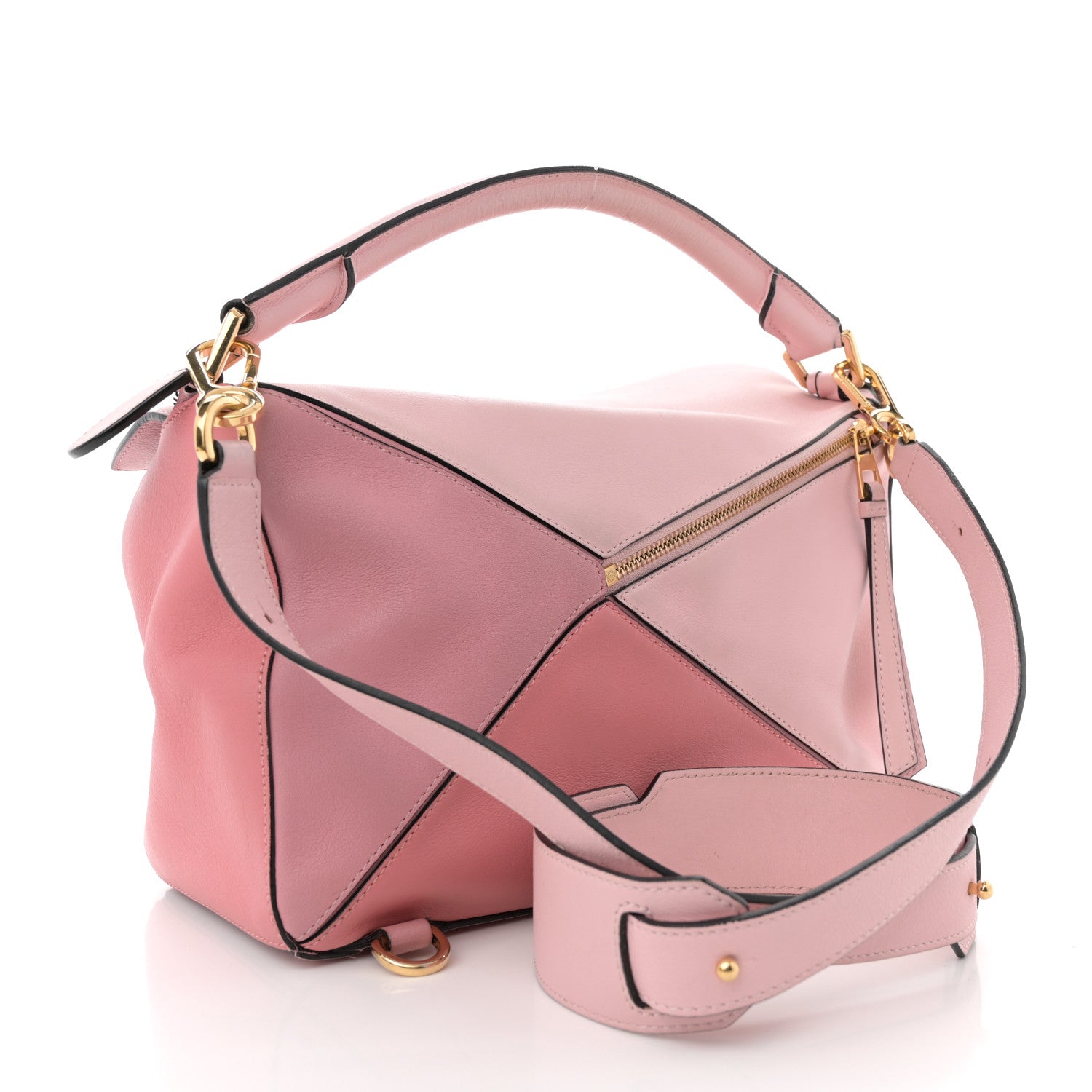 Loewe Calfskin Medium Puzzle Bag Soft Pink 3 of 13