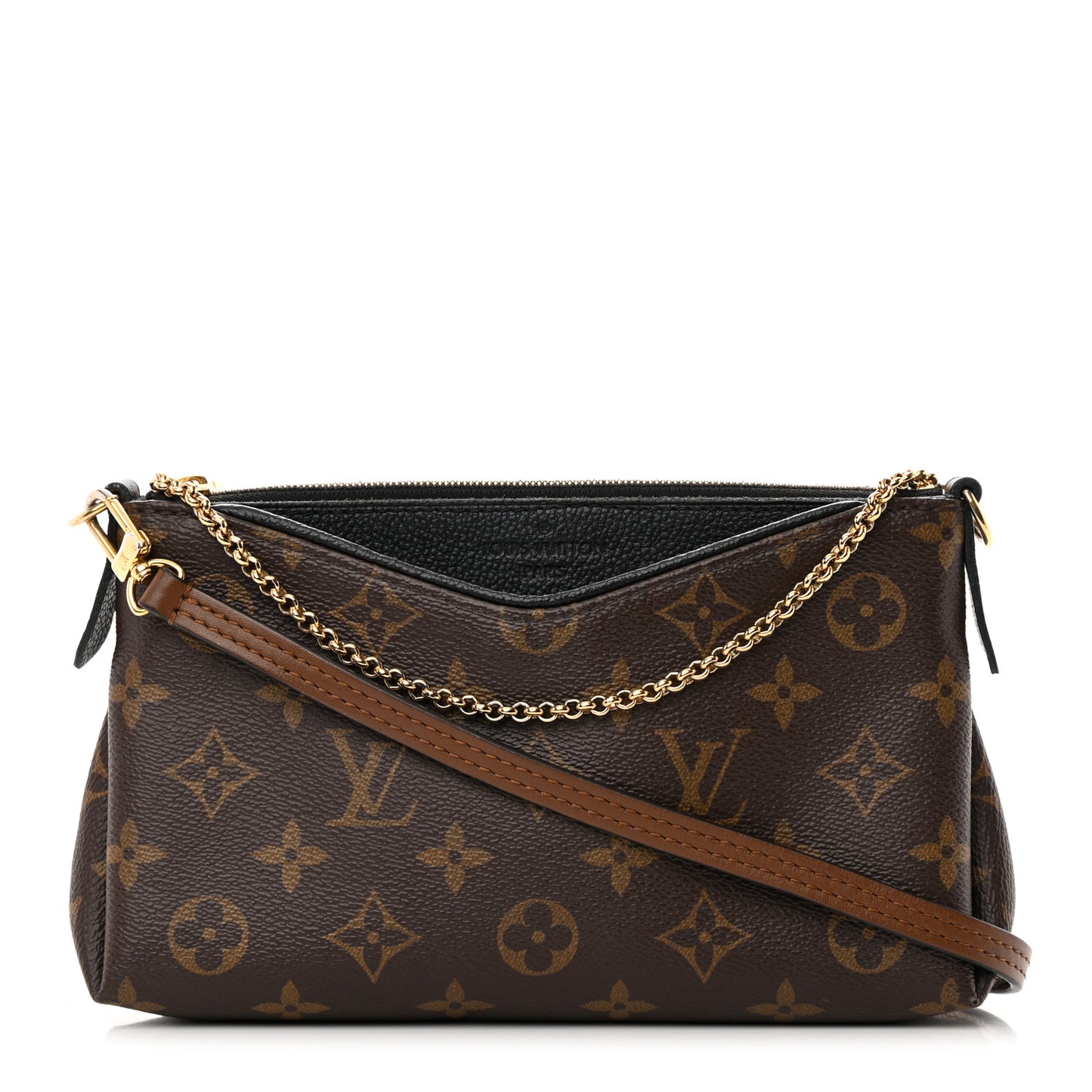 Monogram Pallas Clutch Black