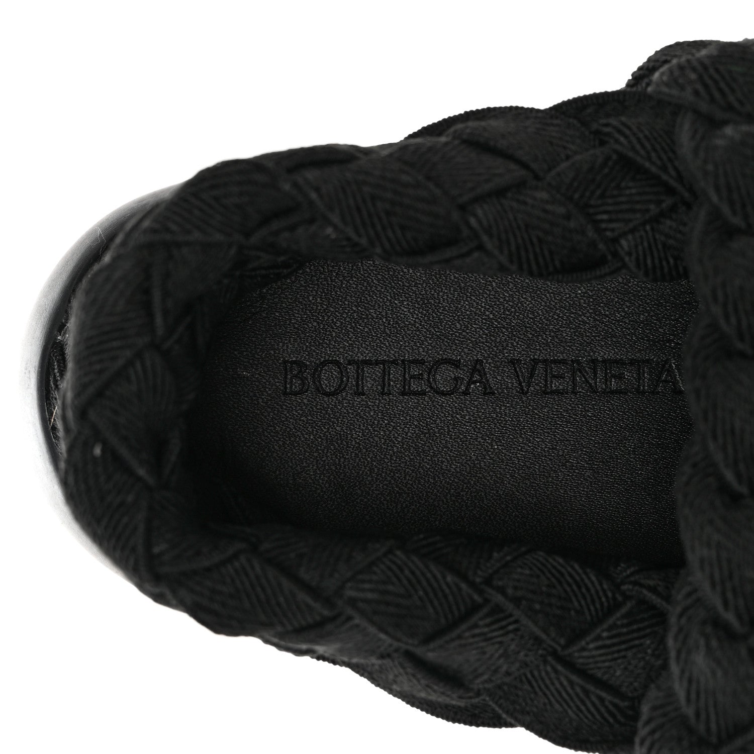Bottega Veneta Intrecciato Women's Slip-On Sneakers 36 Black 7 of 8