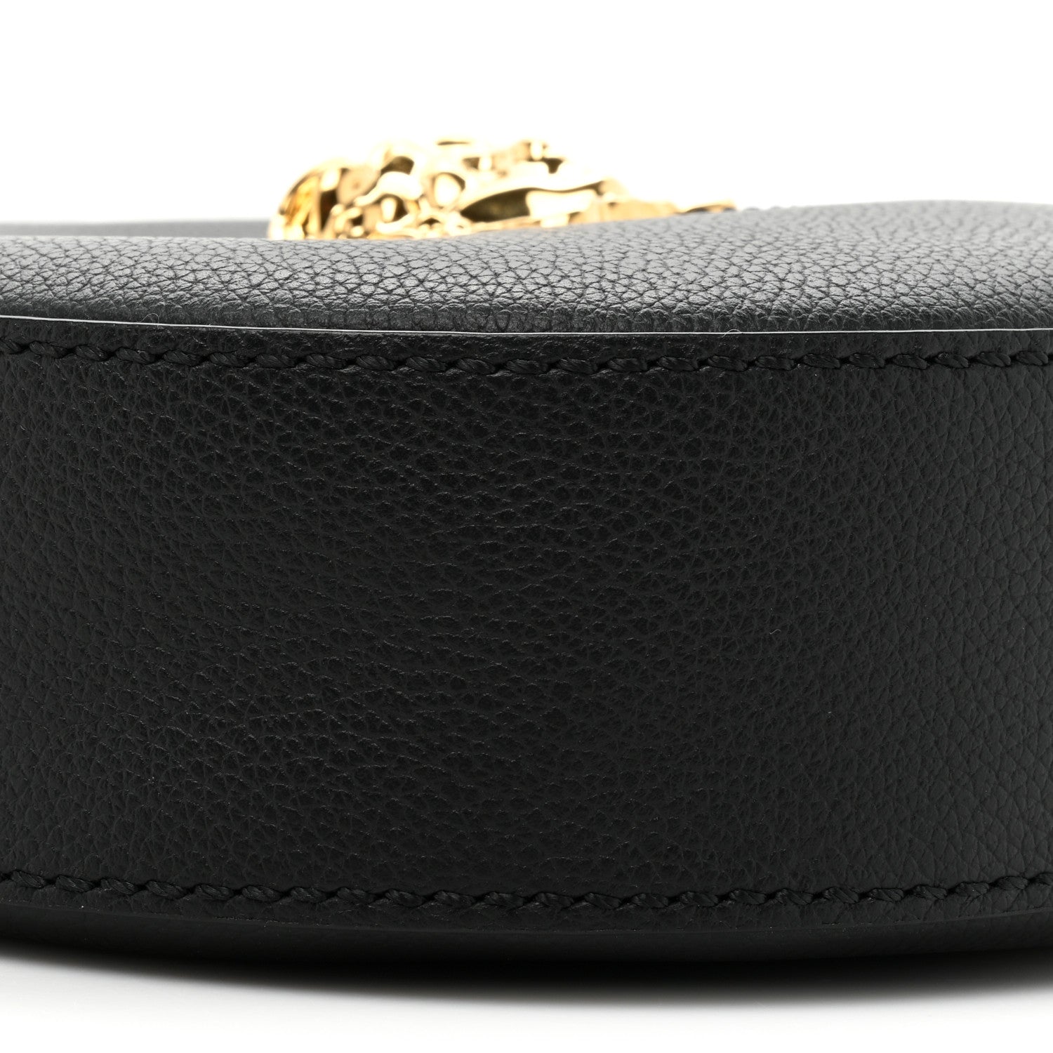 Versace Calfskin La Medusa Round Camera Bag Black 8 of 8
