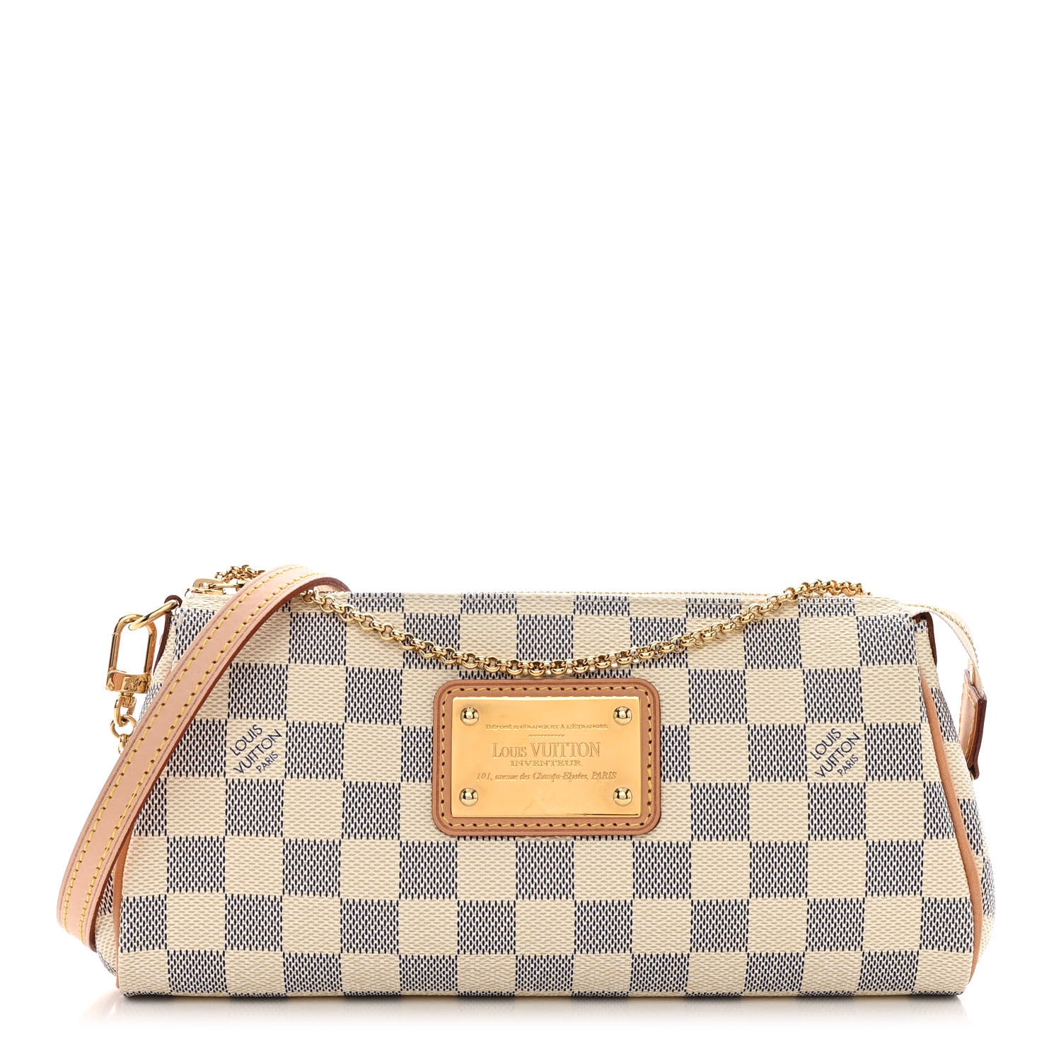Louis Vuitton Damier Azur Eva Clutch 1 of 10