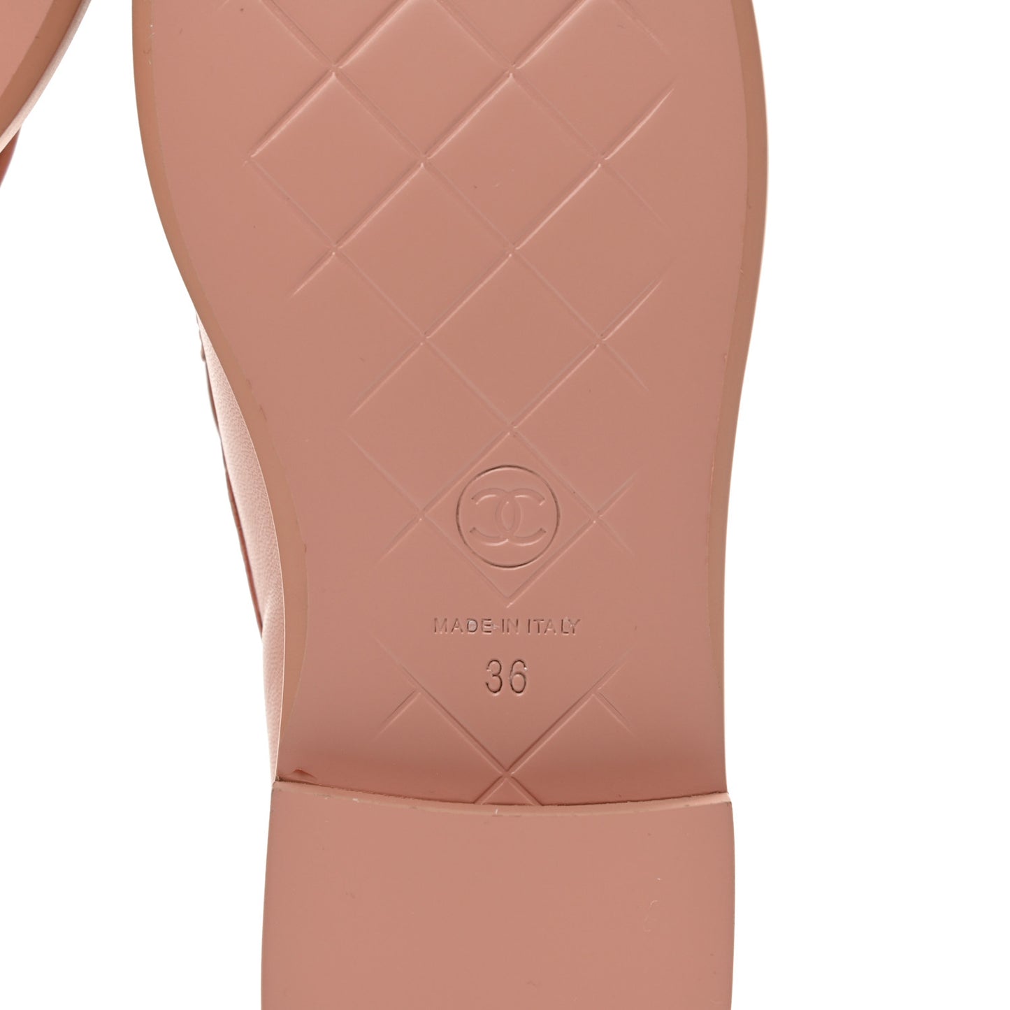 Lambskin Quilted CC Turnlock Loafers 36 Dark Pink
