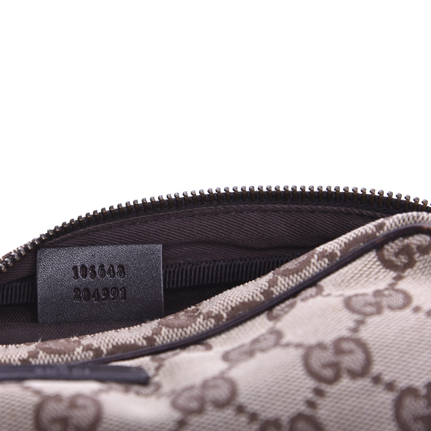 Gucci Monogram Small Cosmetic Case Dark Brown 7 of 7