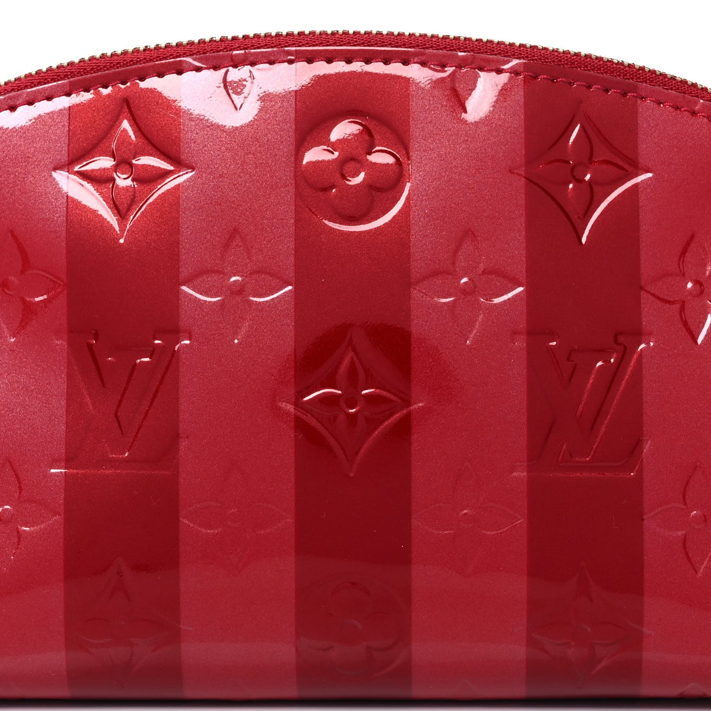 Vernis Rayures Cosmetic Pouch Pomme D'Amour