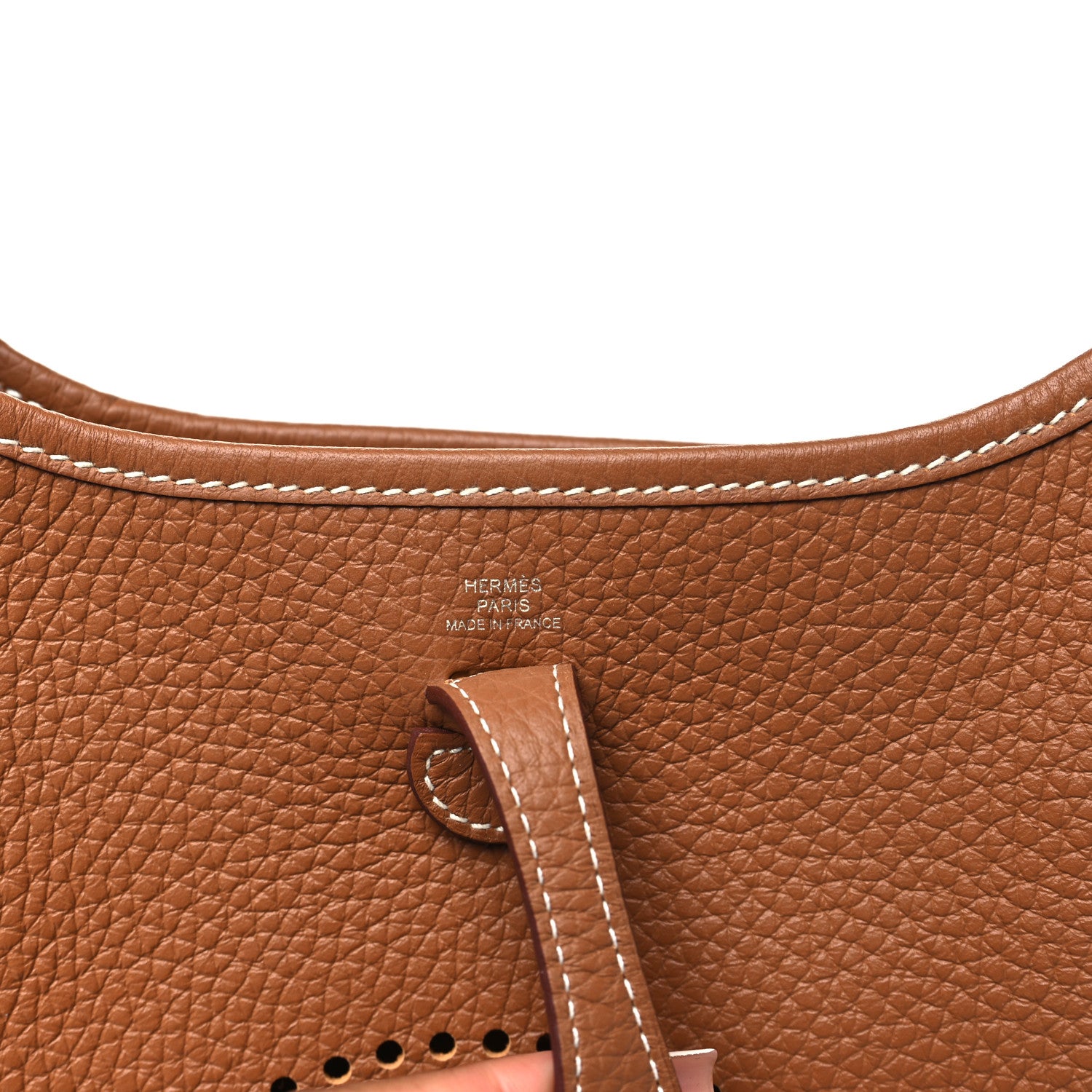 Hermes Taurillon Clemence Evelyne TPM Gold 5 of 10