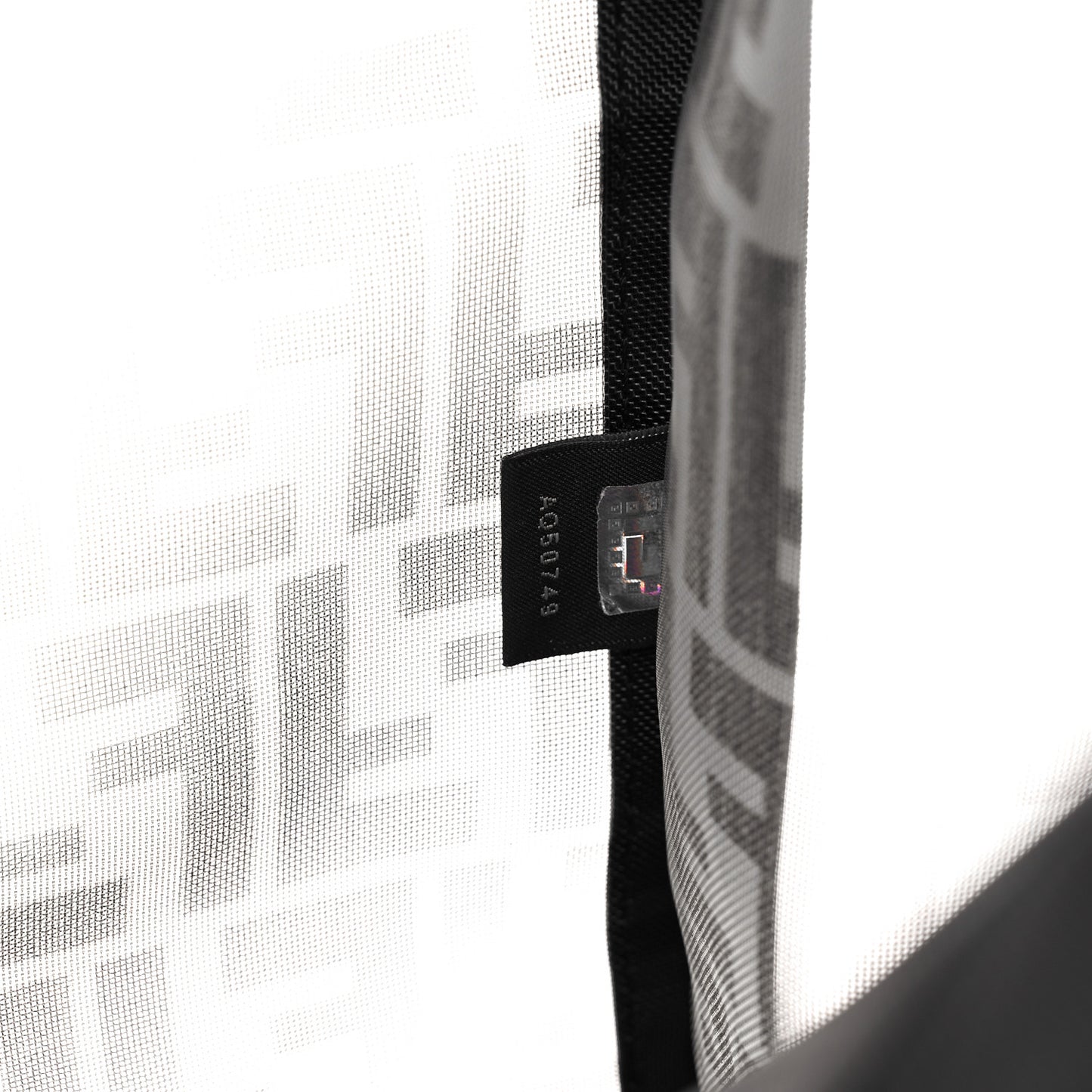 Mesh Glazed Fabric FF 1974 Tote Black