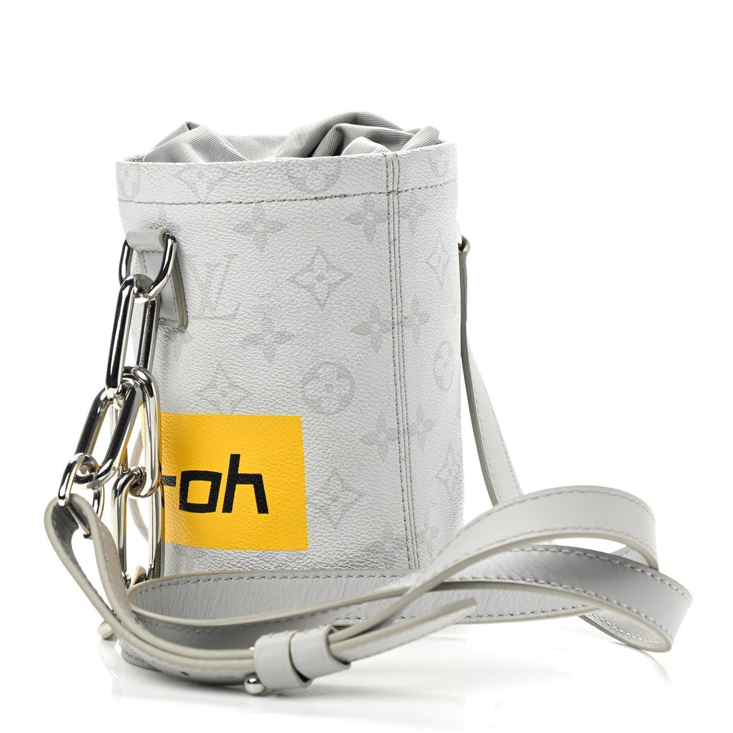 Monogram Chalk Nano Bag White