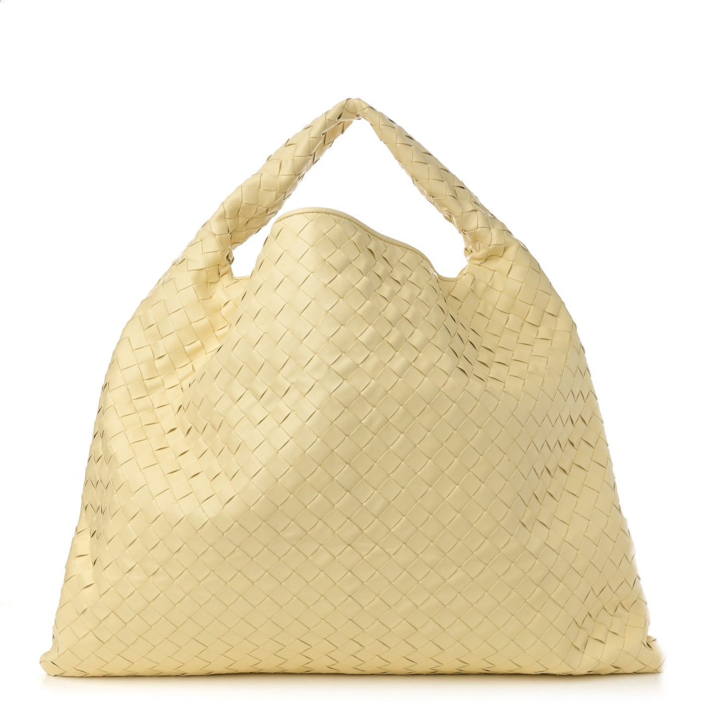 Calfskin Intrecciato Large Hop Camomile
