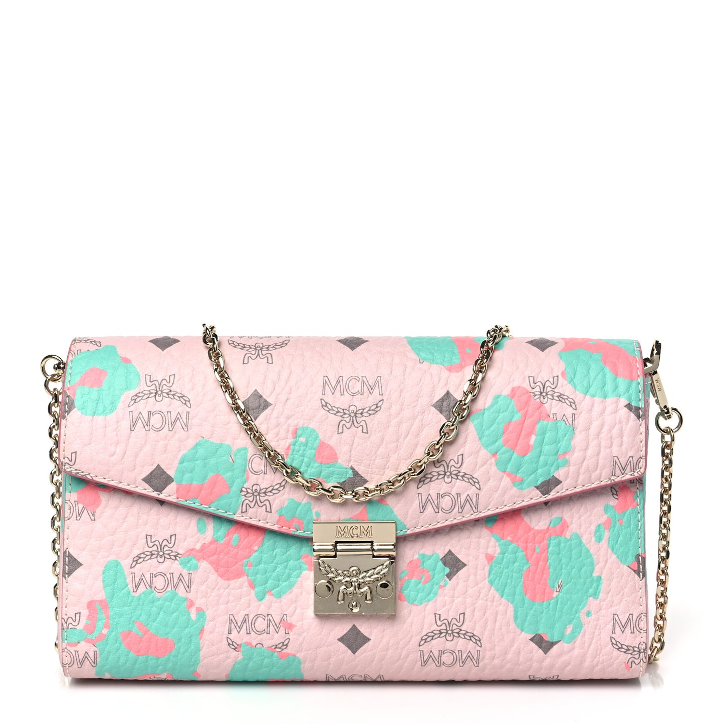Visetos Floral Leopard Medium Millie Crossbody Bag Pink