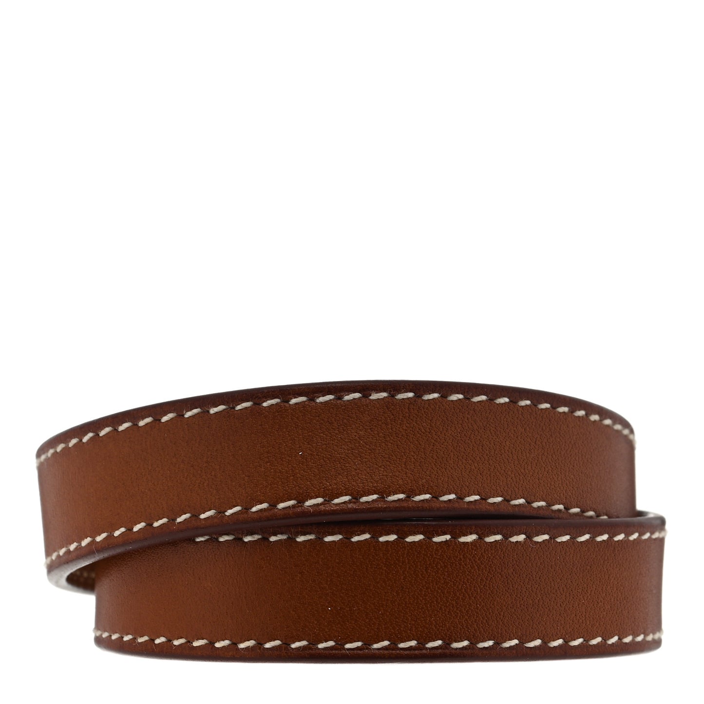 Barenia Kelly Double Tour Bracelet S Fauve