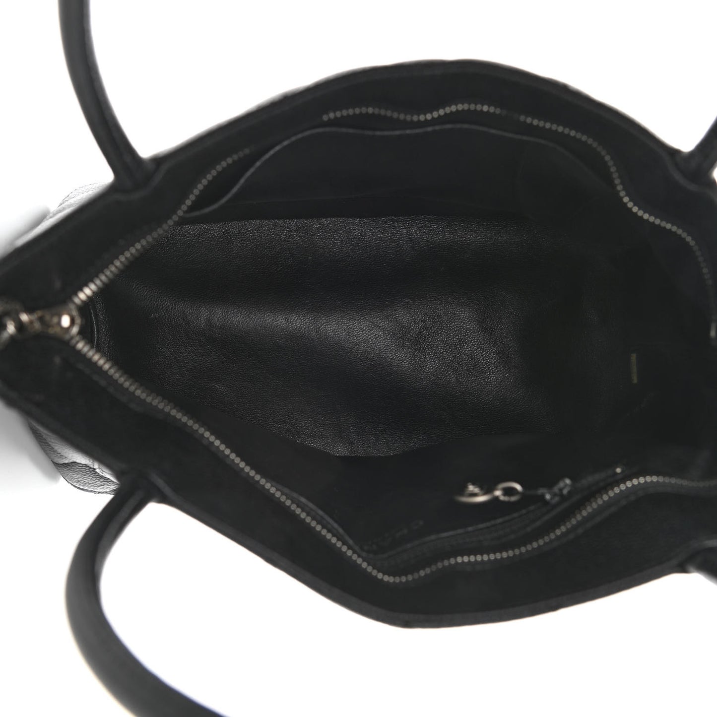 Caviar Quilted Medallion Tote Black