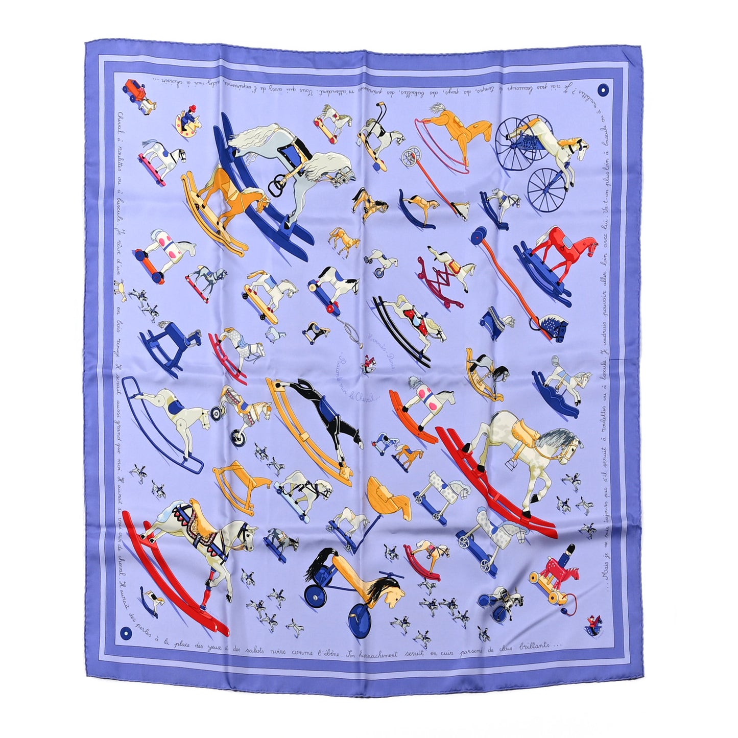Silk Raconte Moi le Cheval Scarf 90