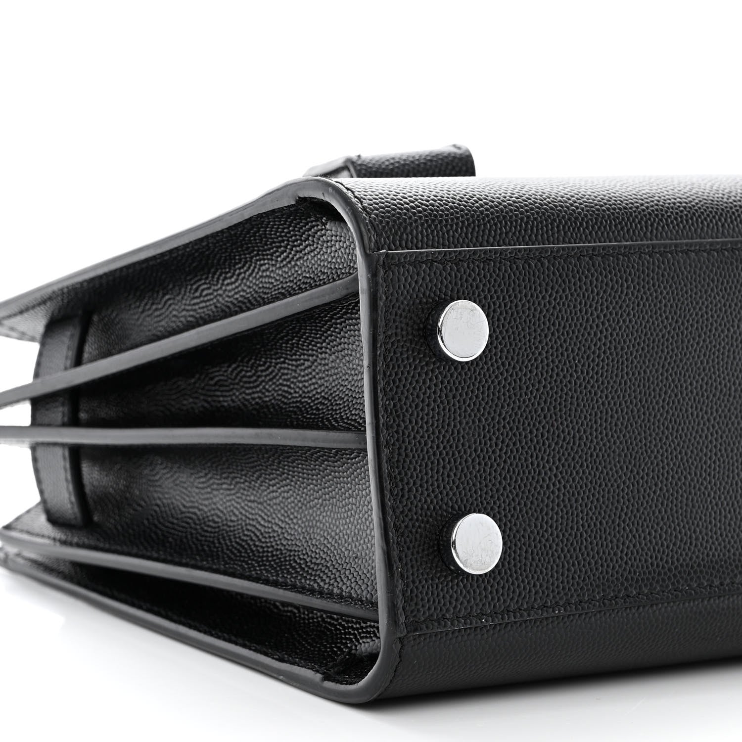 Saint Laurent Grained Calfskin Nano Sac De Jour Black 9 of 11