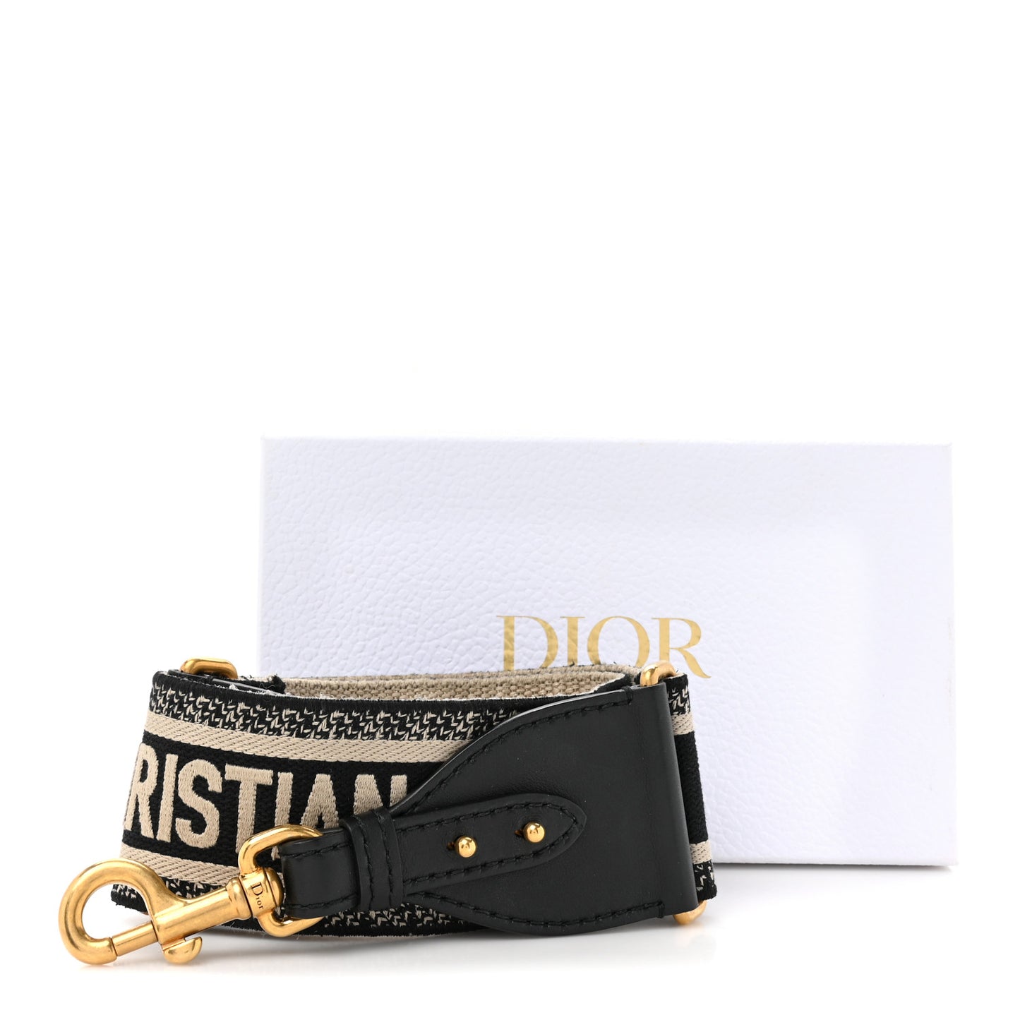 Canvas Embroidered Shoulder Strap Blue