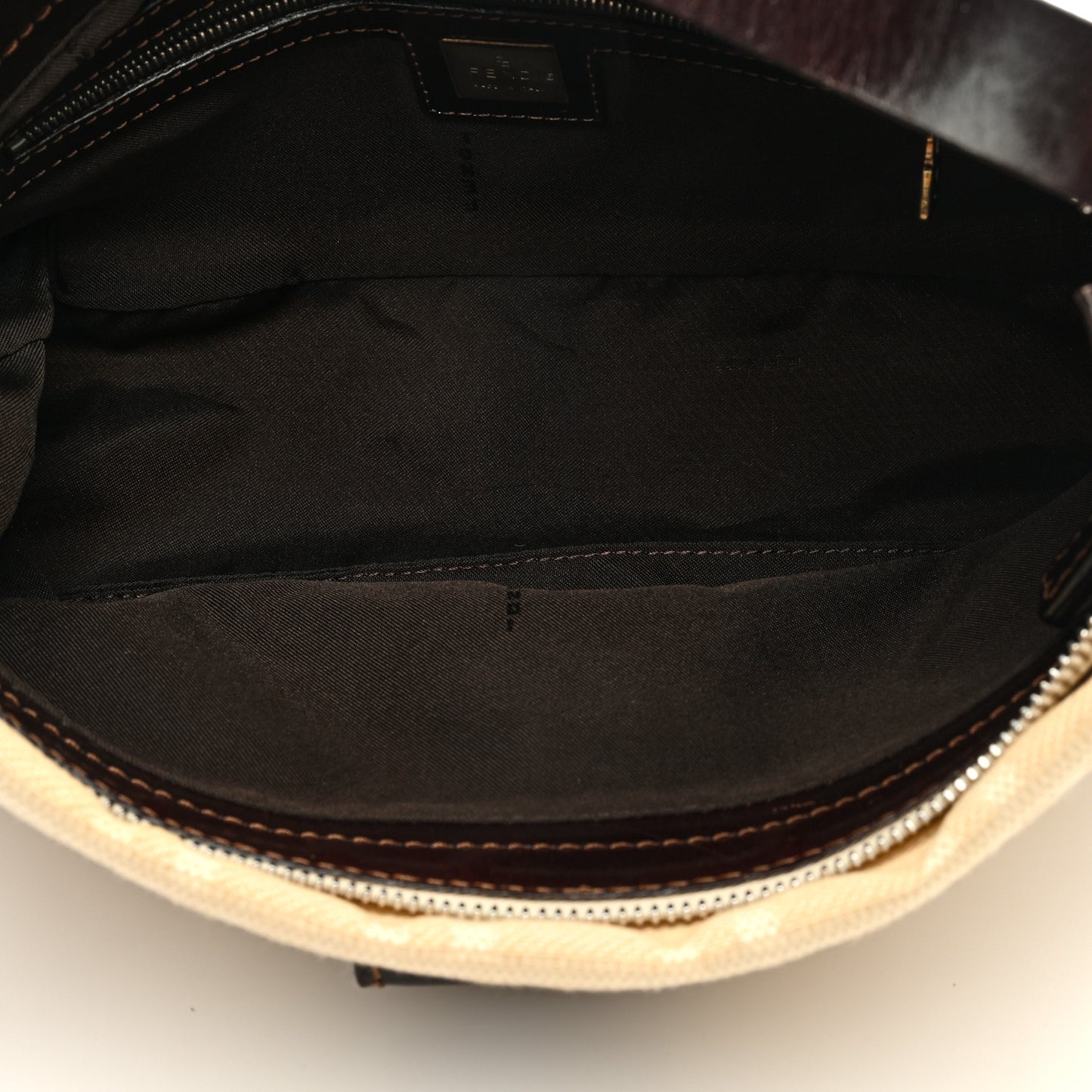 Zucca Baguette Shoulder Bag Beige