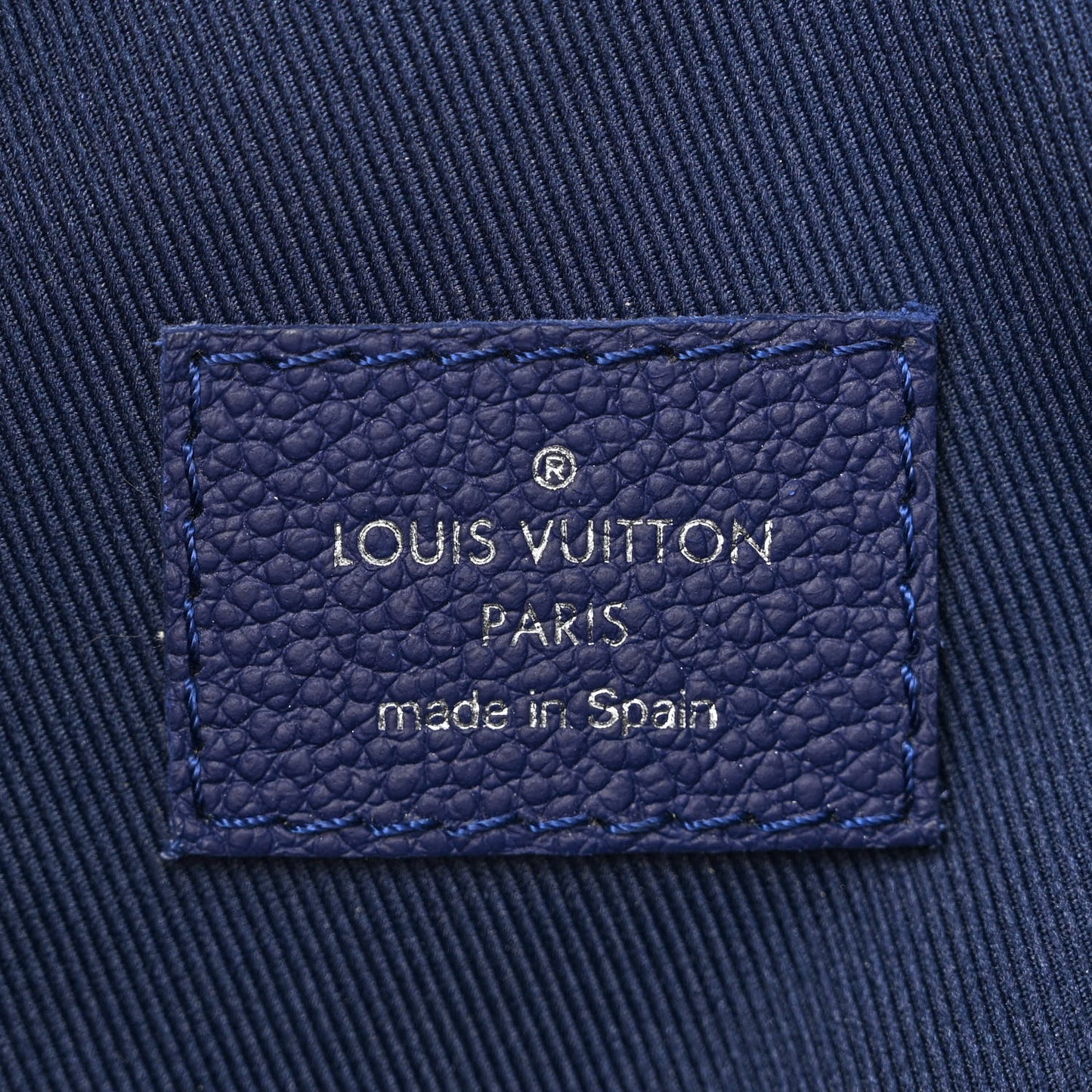 Cowhide Monogram Bandana Discovery Bumbag PM Blue