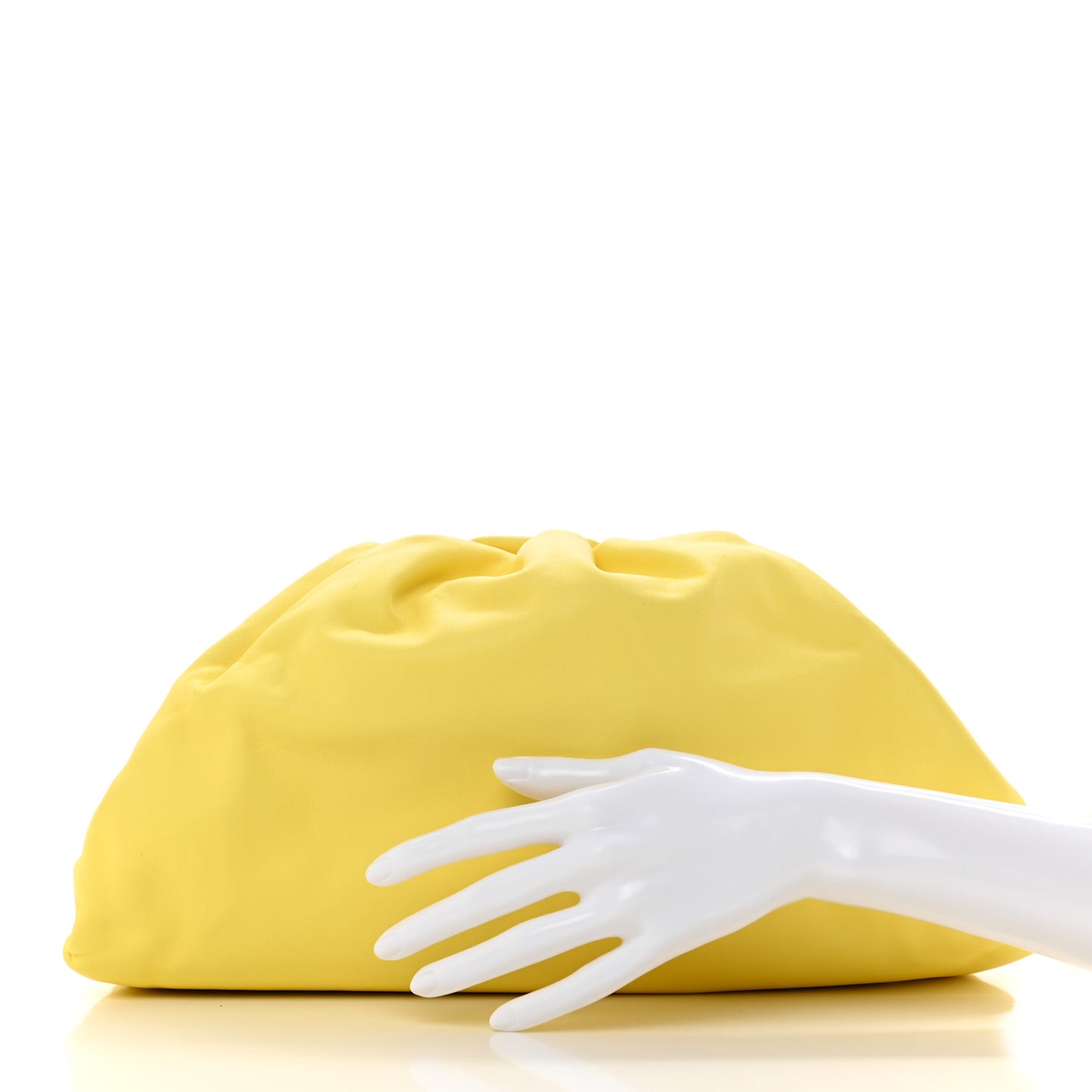 Smooth Butter Calf The Pouch Oversized Clutch Sherbert