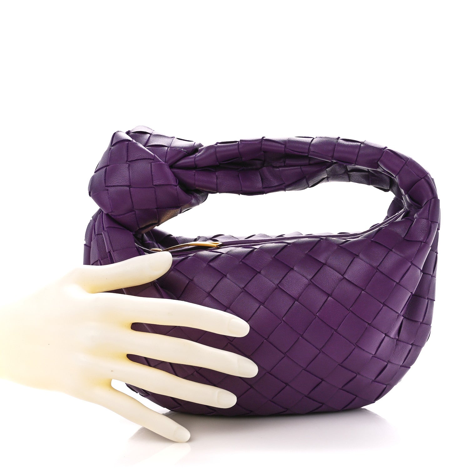 Bottega Veneta Nappa Intrecciato Mini Jodie Eggplant 2 of 11
