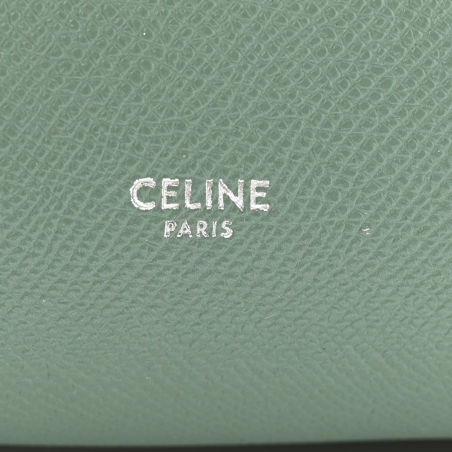 Celine Grained Calfskin Micro Belt Bag Celadon 6 of 12