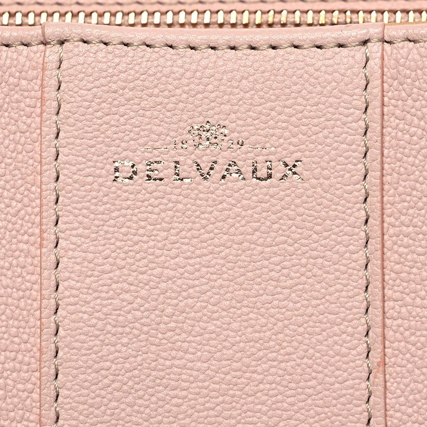 Grained Calfskin MM Brillant Satchel Nude