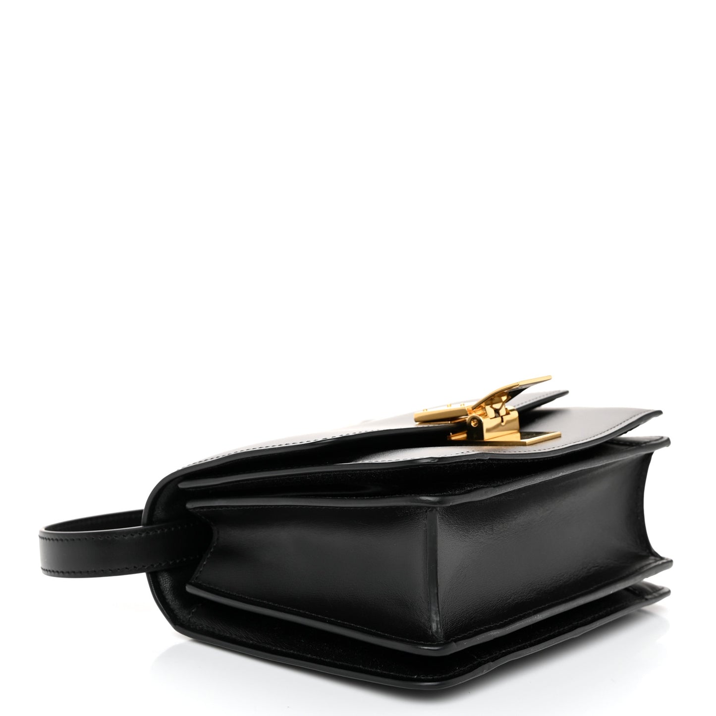 Box Calfskin Small Classic Box Flap Bag Black