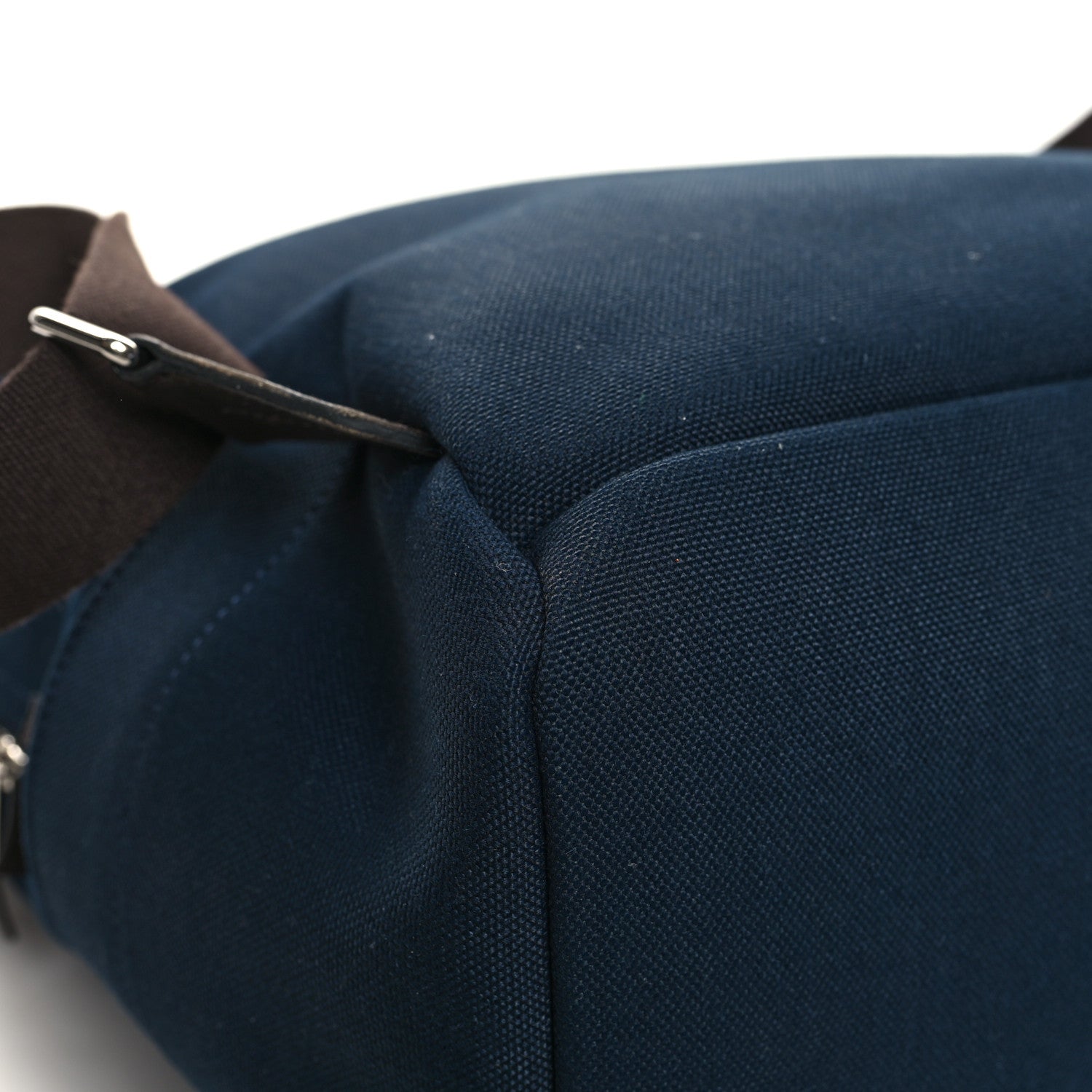 Hermes Toile Groom School Backpack Bleu Navy Feu 8 of 13