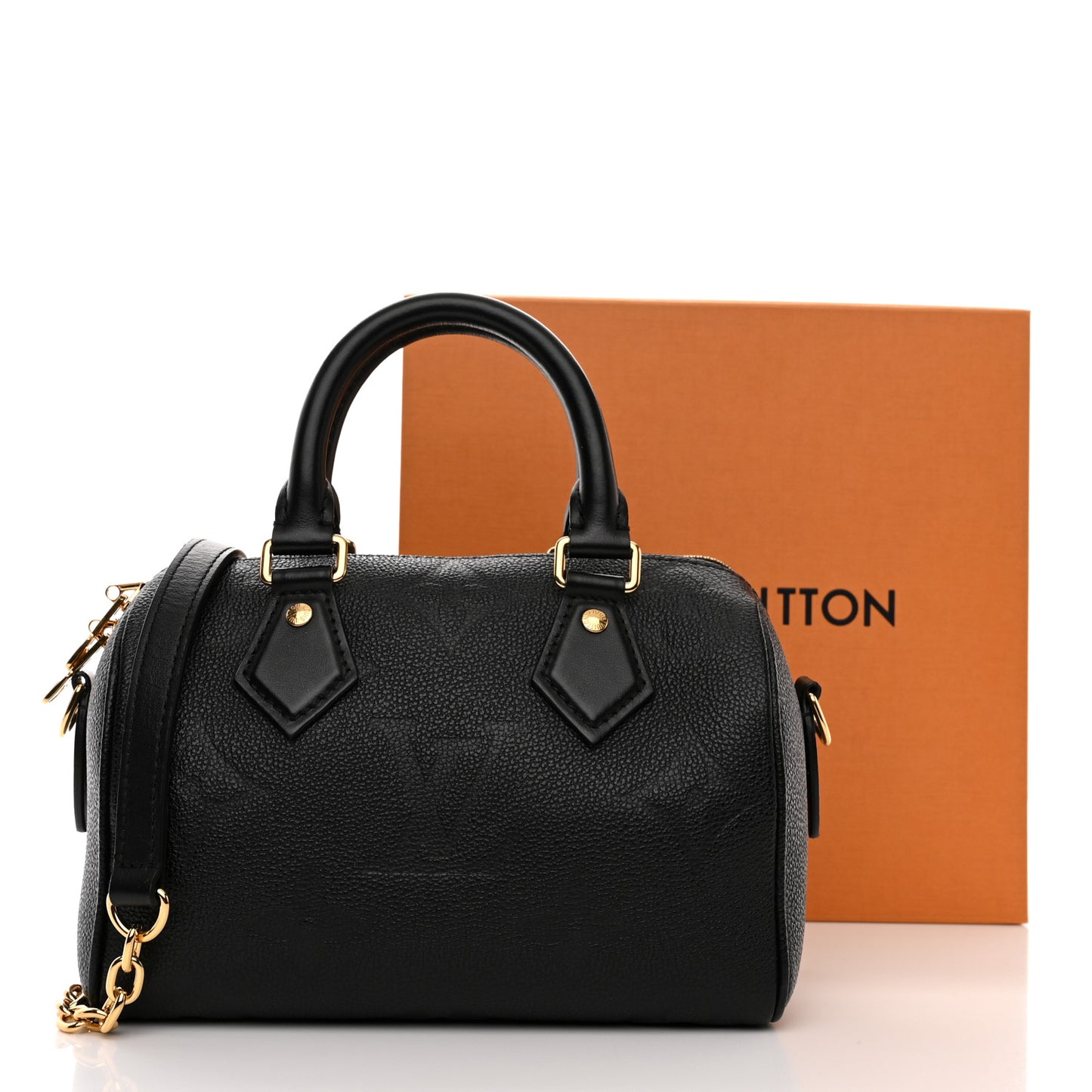 Empreinte Monogram Giant Speedy Bandouliere 20 Black