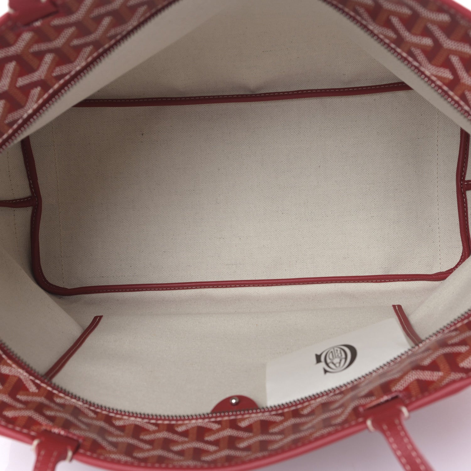 Goyard Goyardine Artois MM Red 5 of 8