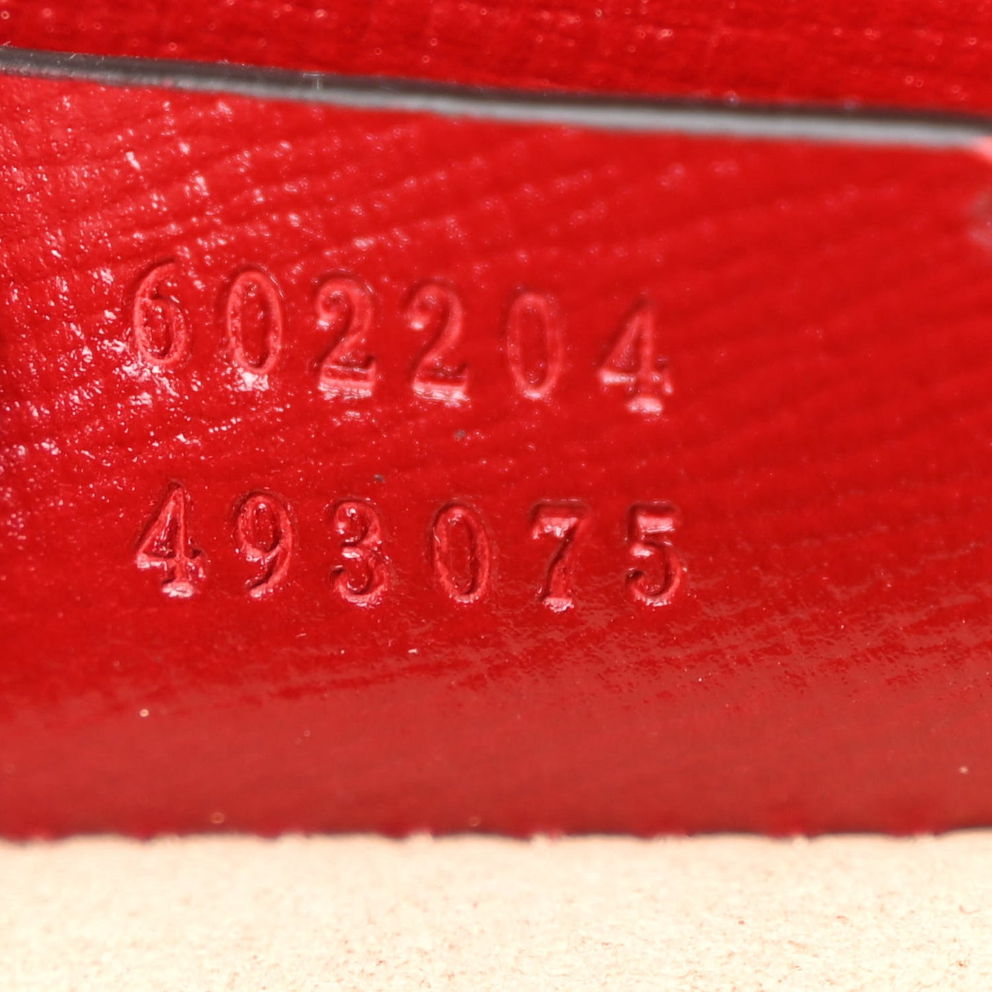 GG Supreme Monogram Azalea Calfskin Horsebit 1955 Shoulder Bag Beige Ebony New Cherry Red