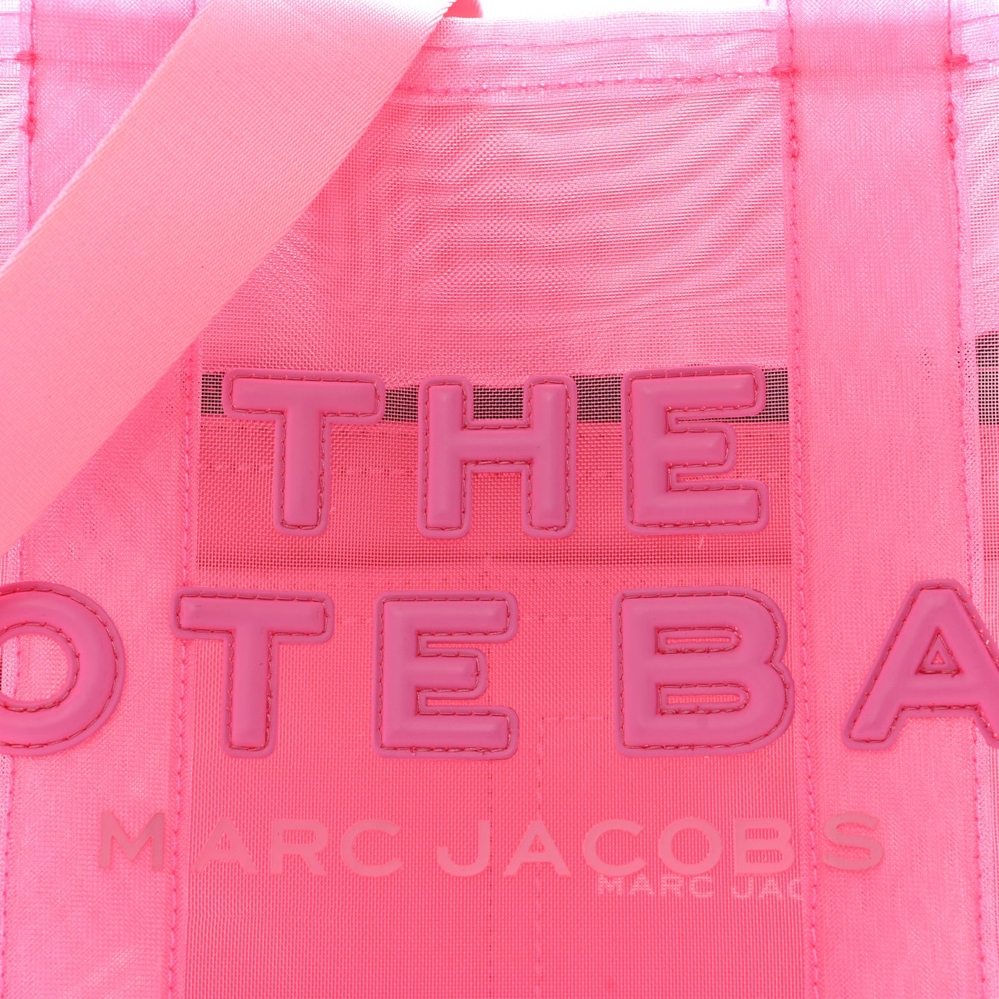 Nylon Medium The Mesh Tote Bag Pink