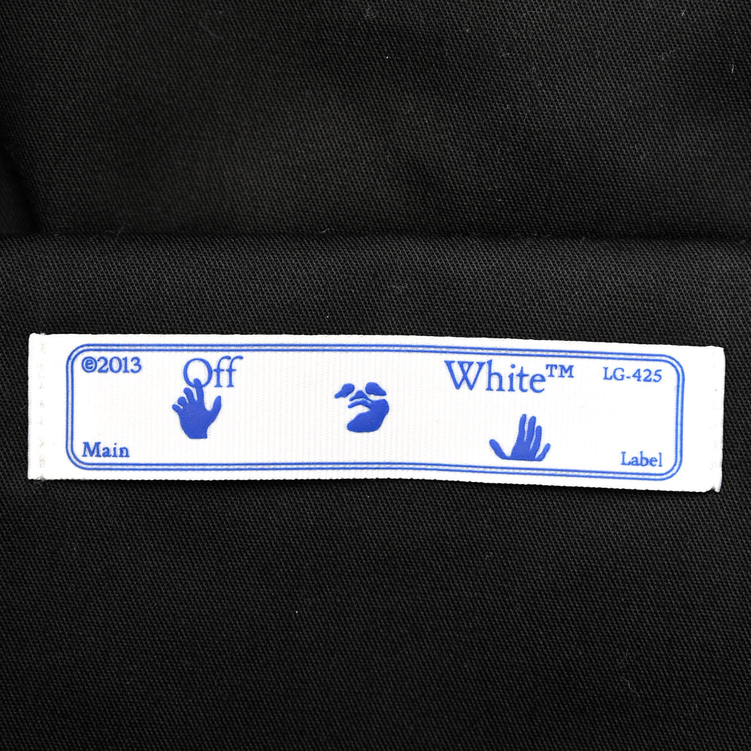 Off-White Canvas Logo Backpack Black Fuchsia 6 of 10
