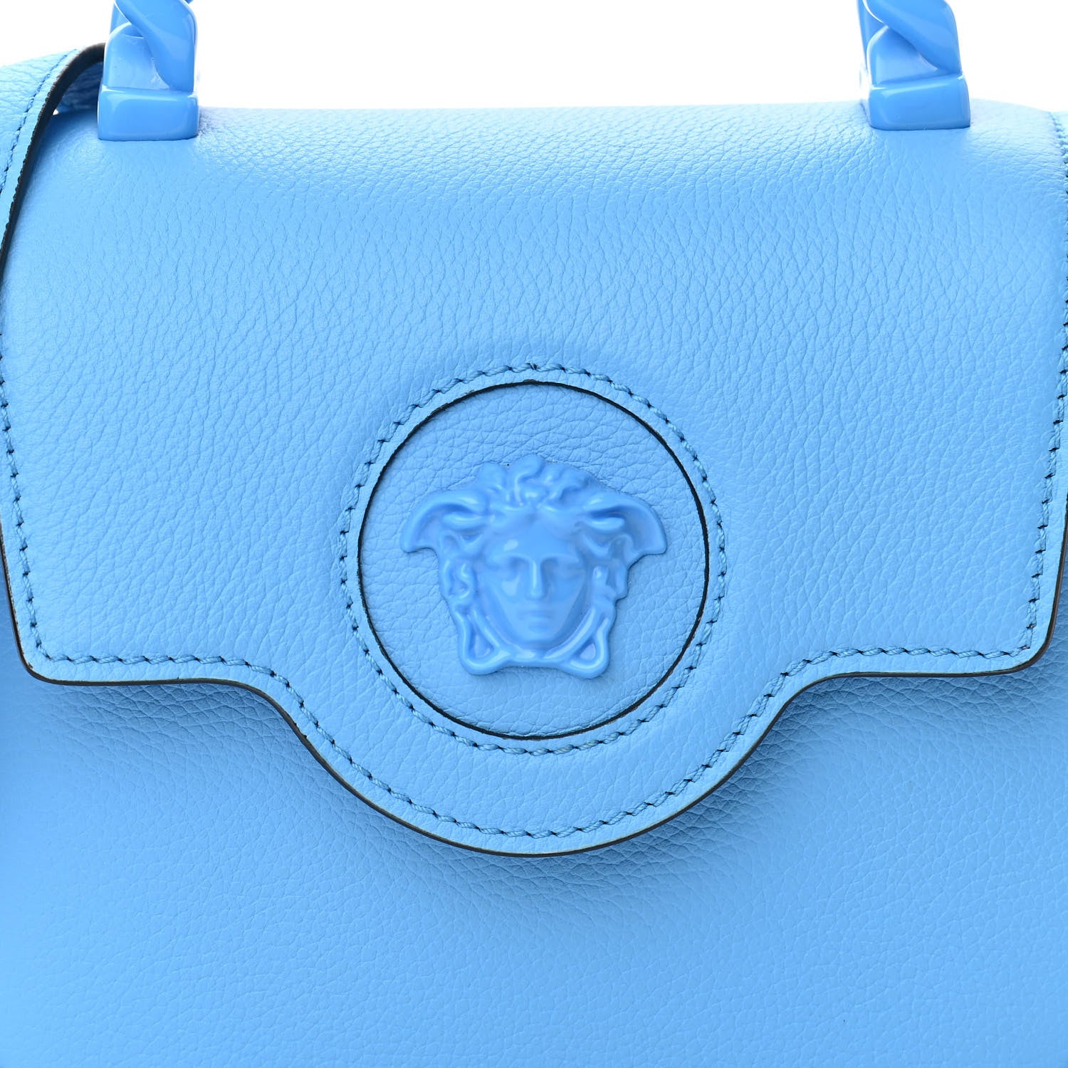 Versace Calfskin Mini La Medusa Bag DV Blue 7 of 9