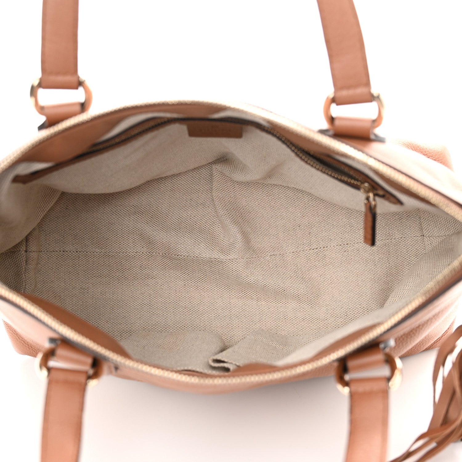 Gucci Cellarius Calfskin Small Soho Top Handle Satchel Dusty Blush 5 of 11