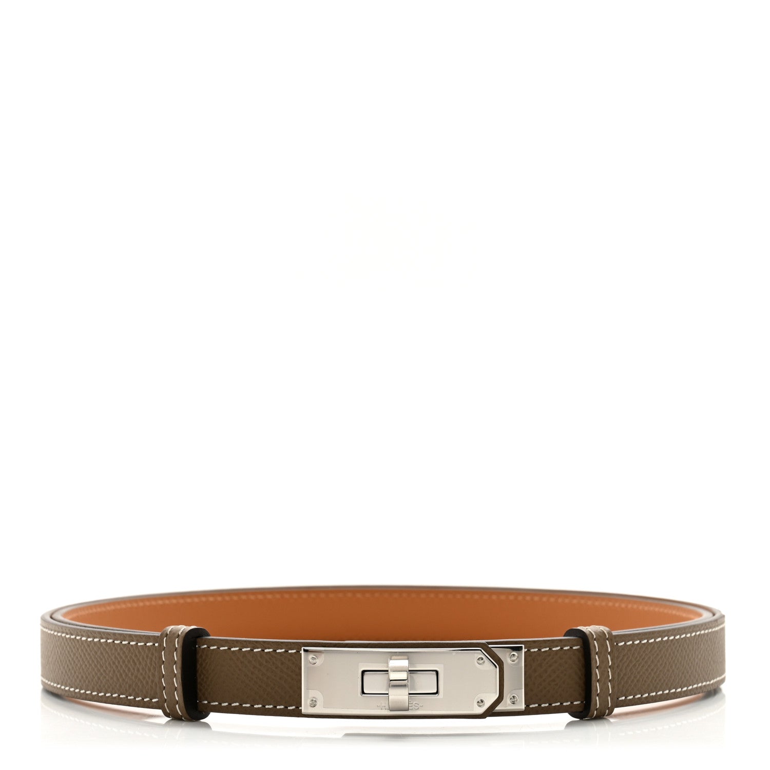 Hermes Epsom Kelly Belt Etoupe 1 of 4