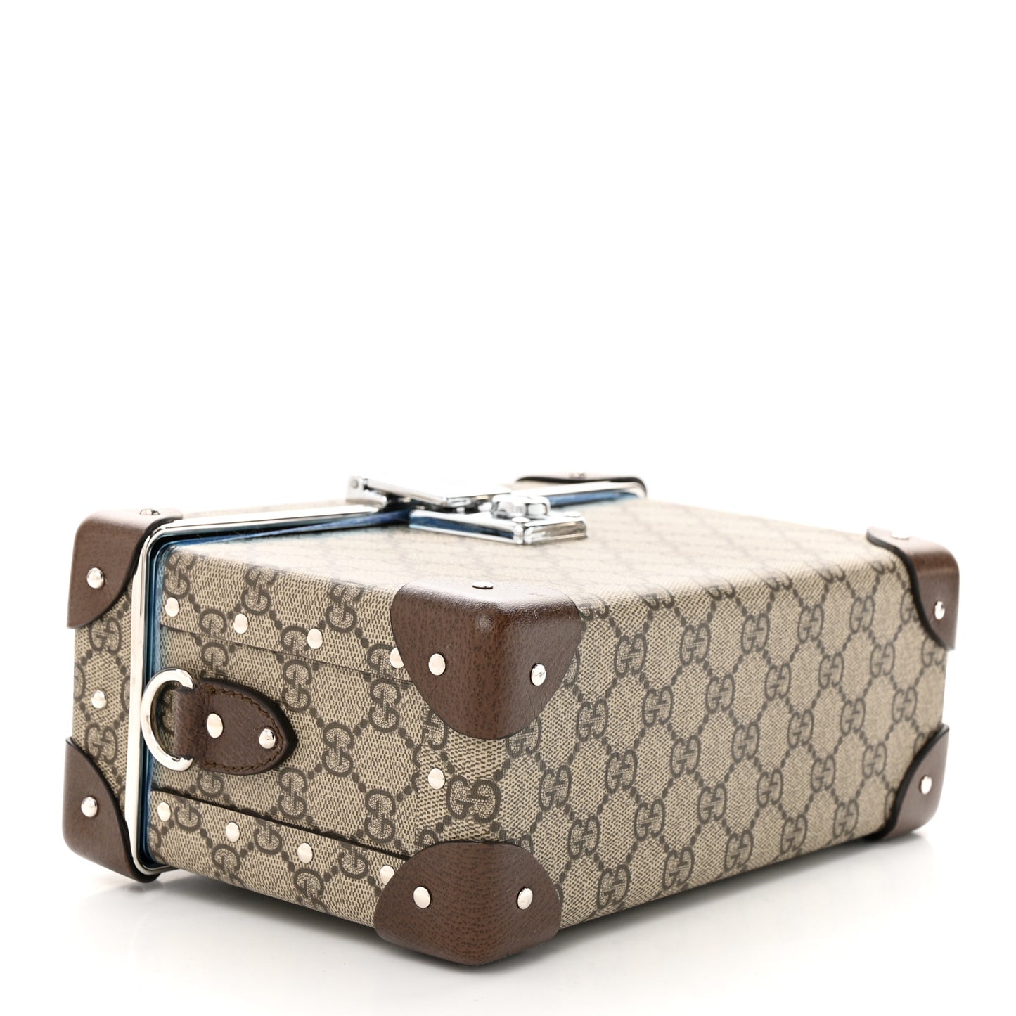 GG Supreme Monogram Globe-Trotter Beauty Case Brown