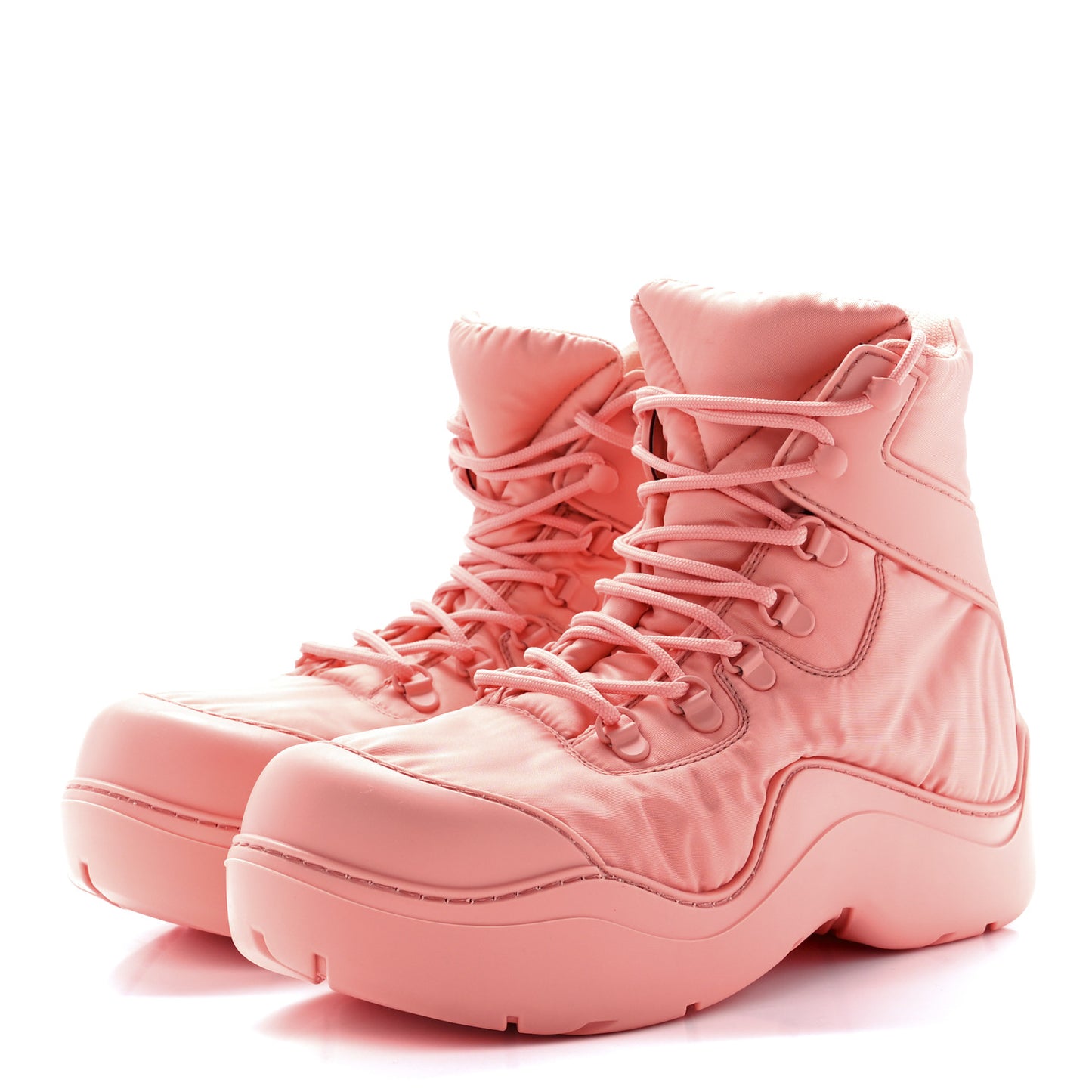 Technical Fabric Rubber Puddle Bomber Boots 39 Flamingo