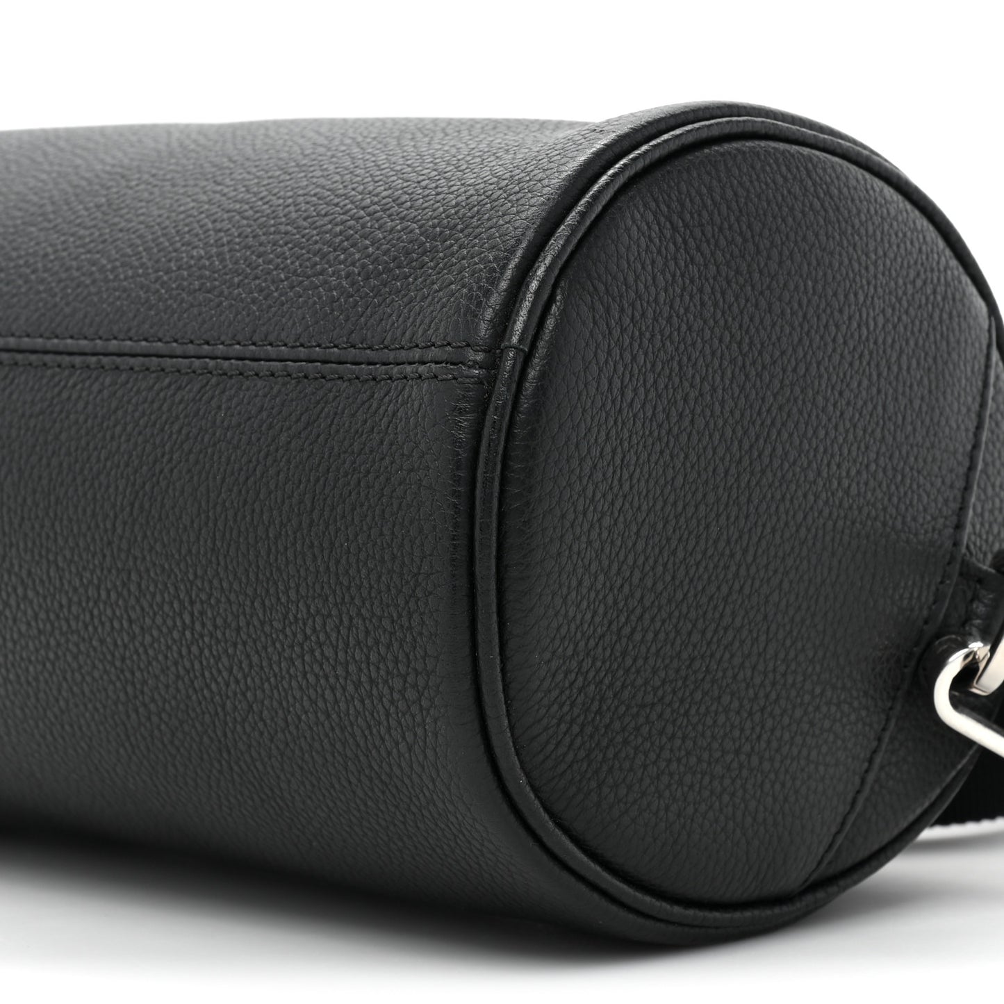 HOMME Grained Calfskin Mens Roller Pouch Black