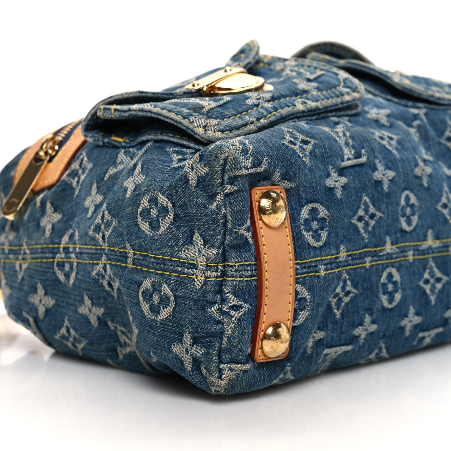 Monogram Denim Baggy PM Blue