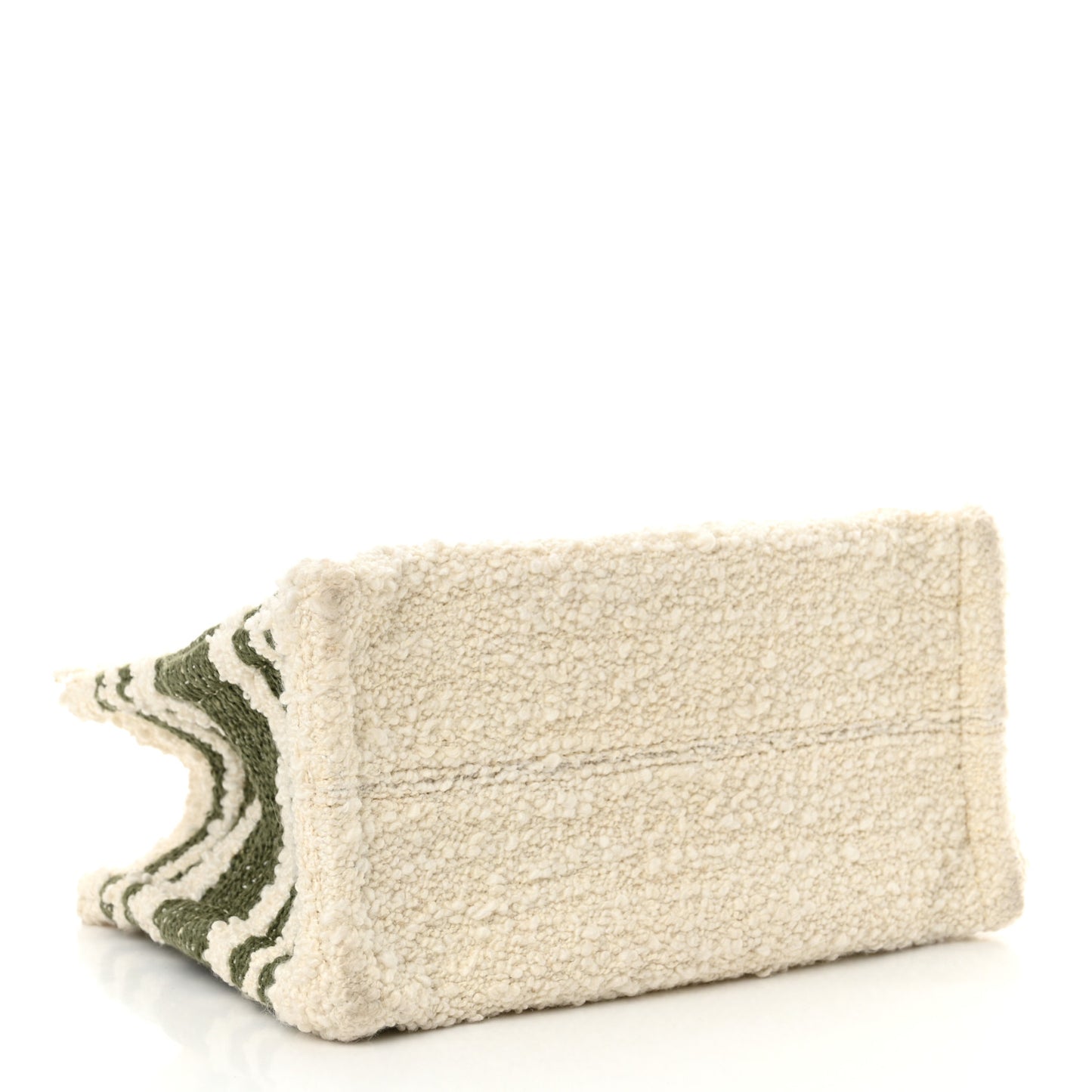 Stripe Triomphe Small Cabas Thais Khaki Tan