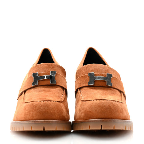 Suede Goatskin Womens Foch 60 Pumps 41 Naturel