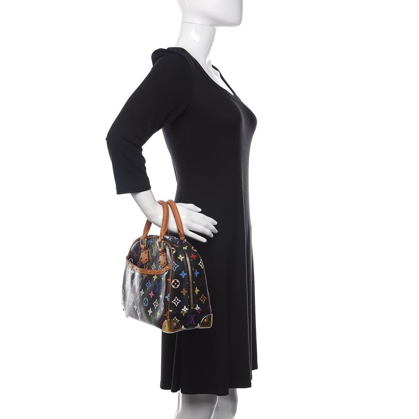 Monogram Multicolor Trouville Black