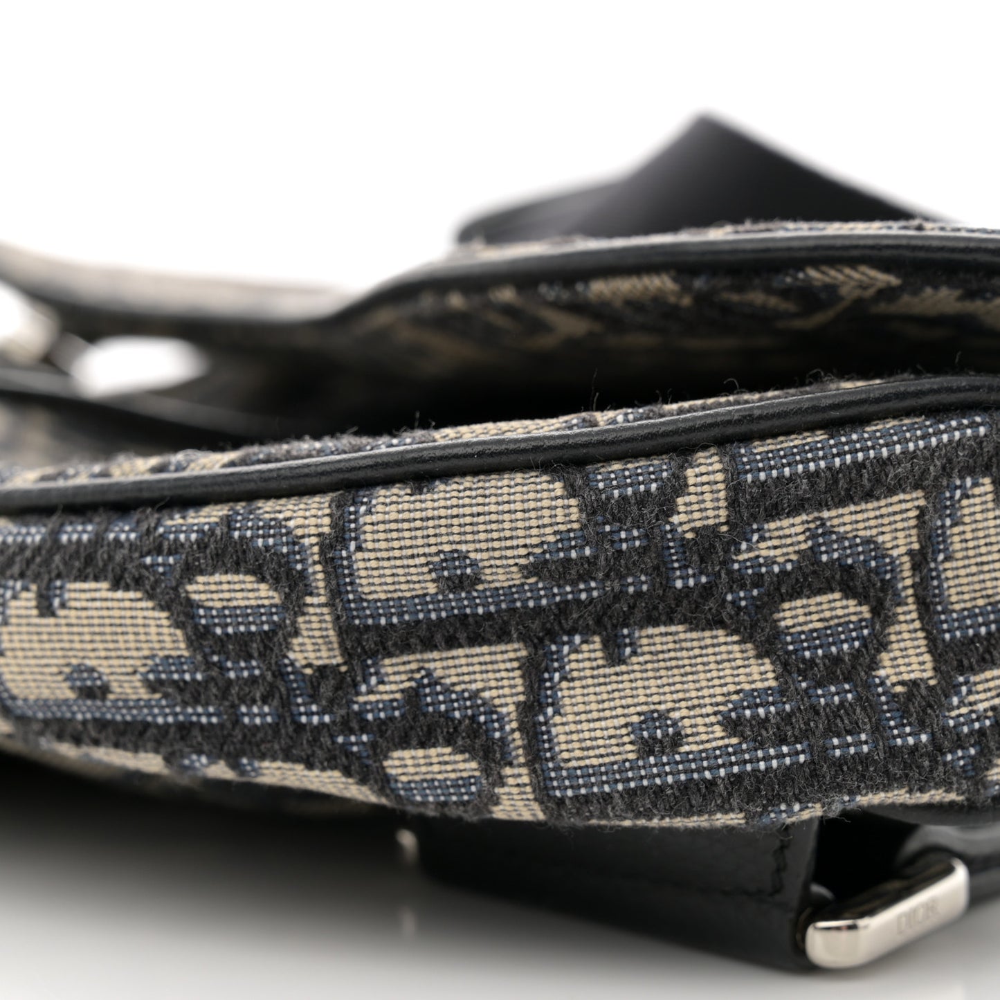 Oblique Mens Saddle Bag Blue