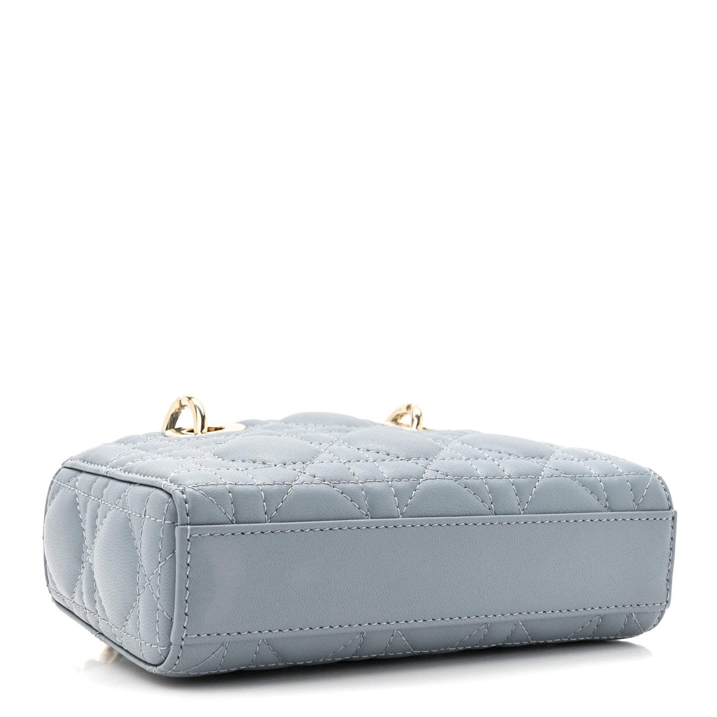 Lambskin Cannage Micro Lady D-Joy Cloud Blue