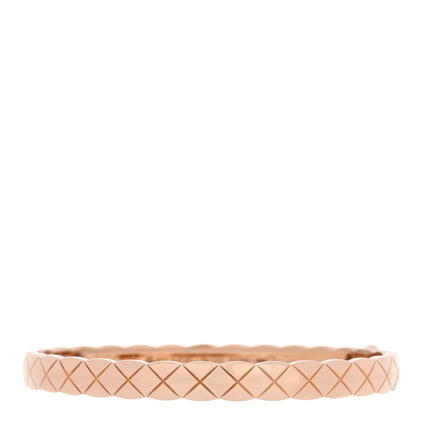 18K Beige Gold Coco Crush Bangle Bracelet L
