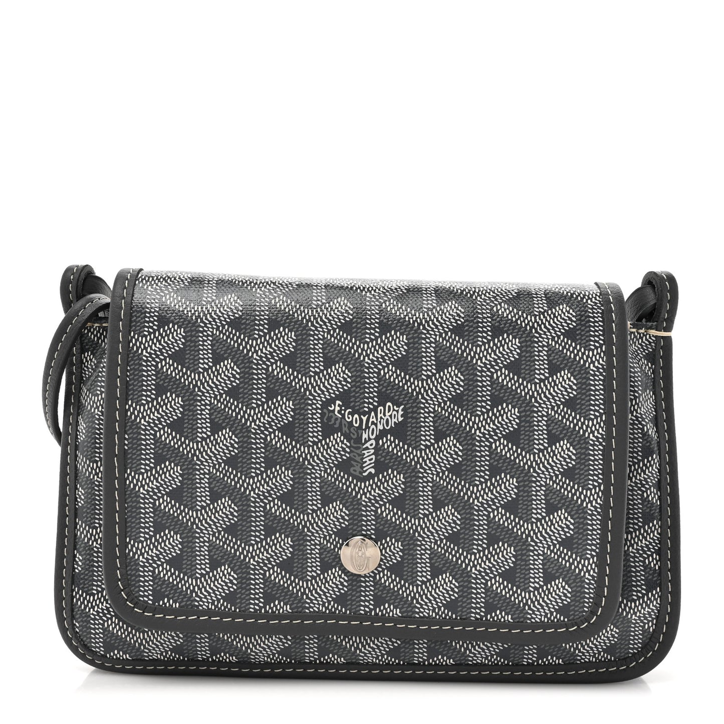 Goyardine Plumet Wallet Clutch Grey
