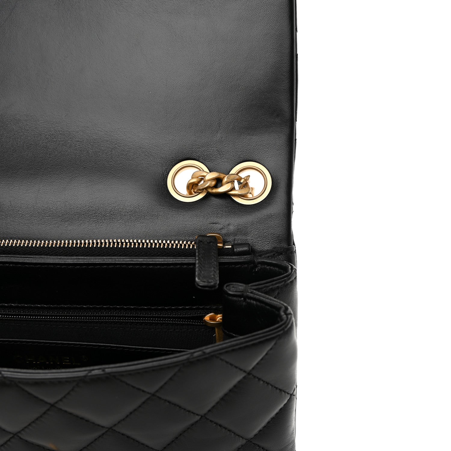 Chanel Lambskin Quilted Medium Pillow Crush Flap Black 11 of 15